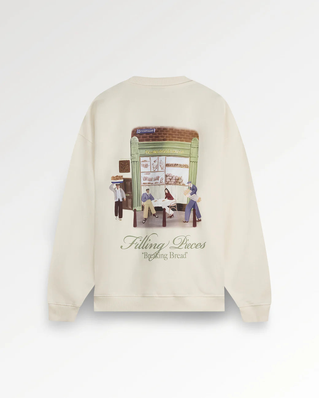 FILLING PIECES Sweatshirt Bakery Antique White