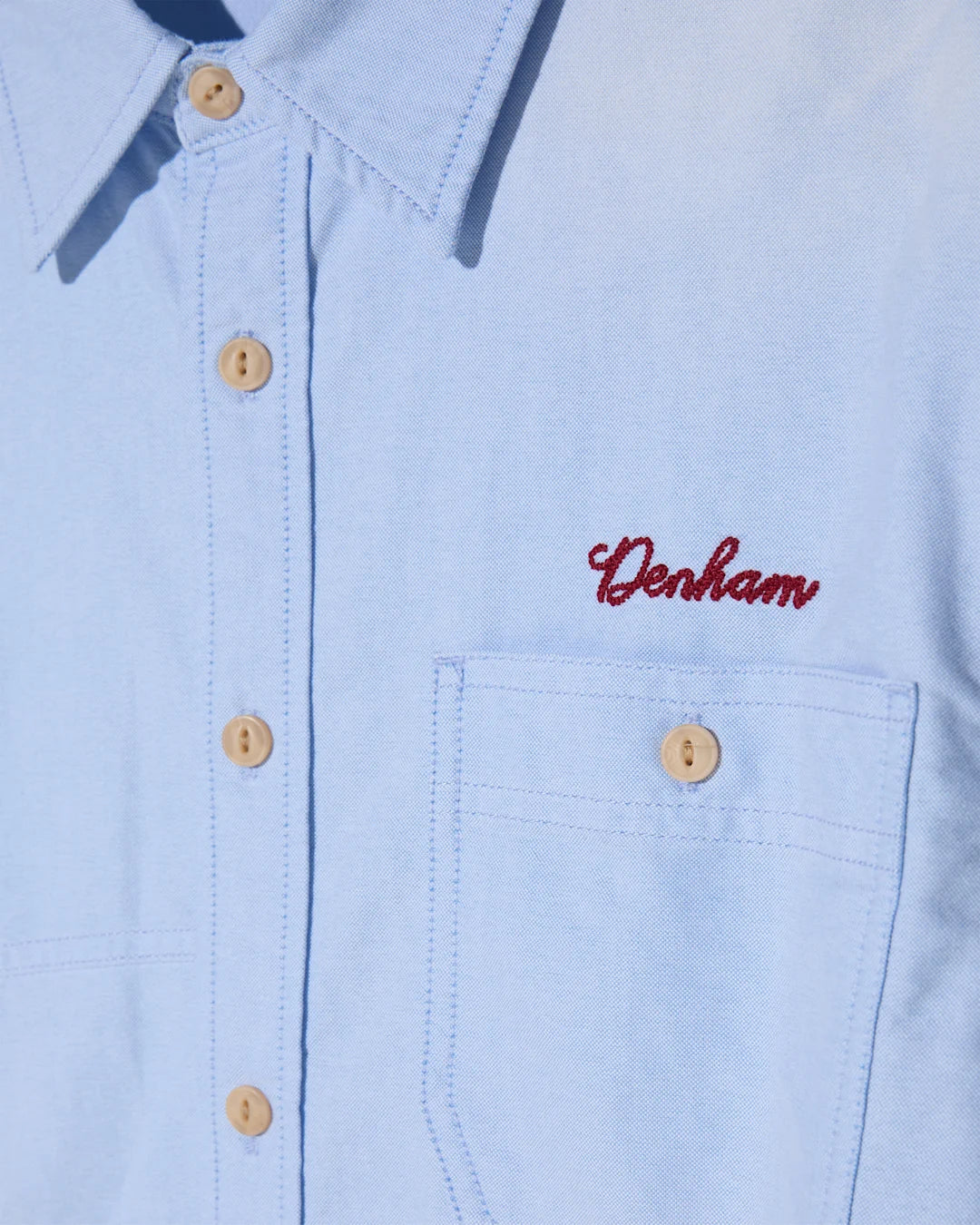 DENHAM SHIRT OX Light Blue