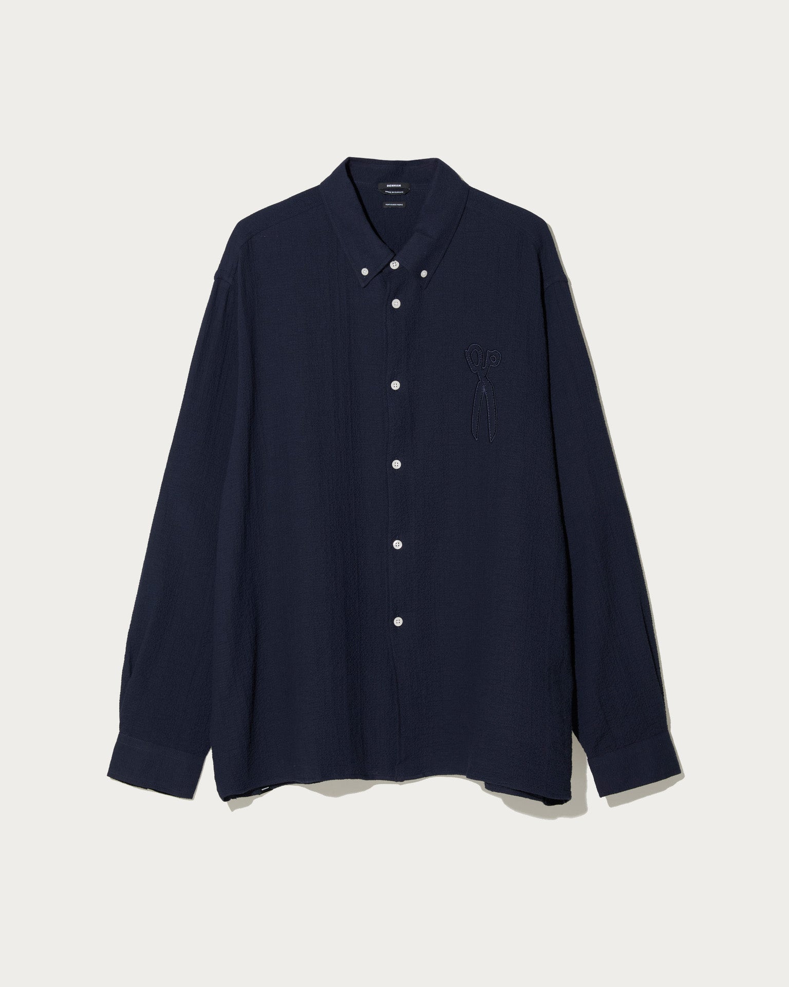 DENHAM SCISSOR PATCH SHIRT SSP Navy