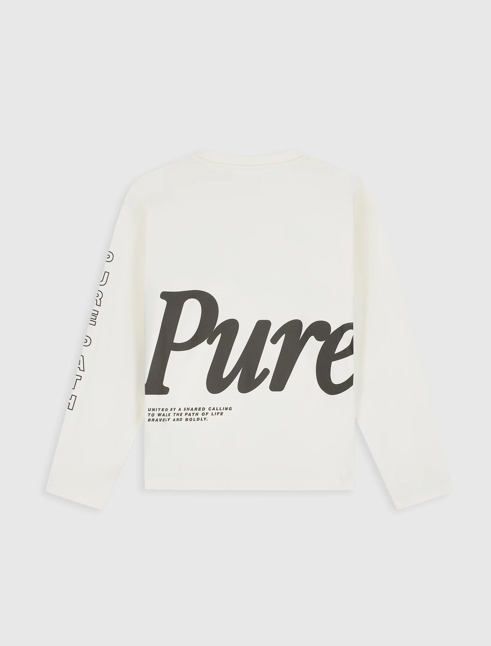 PURE PATH PURE LONGSLEEVE T-SHIRT Ecru