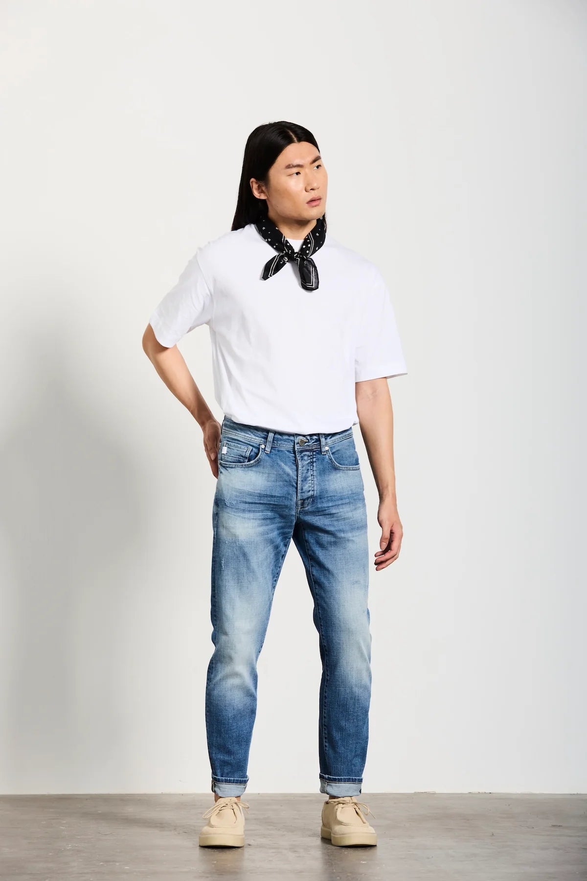 GOLDGARN U2 TAPERED FIT - Vintage Blue