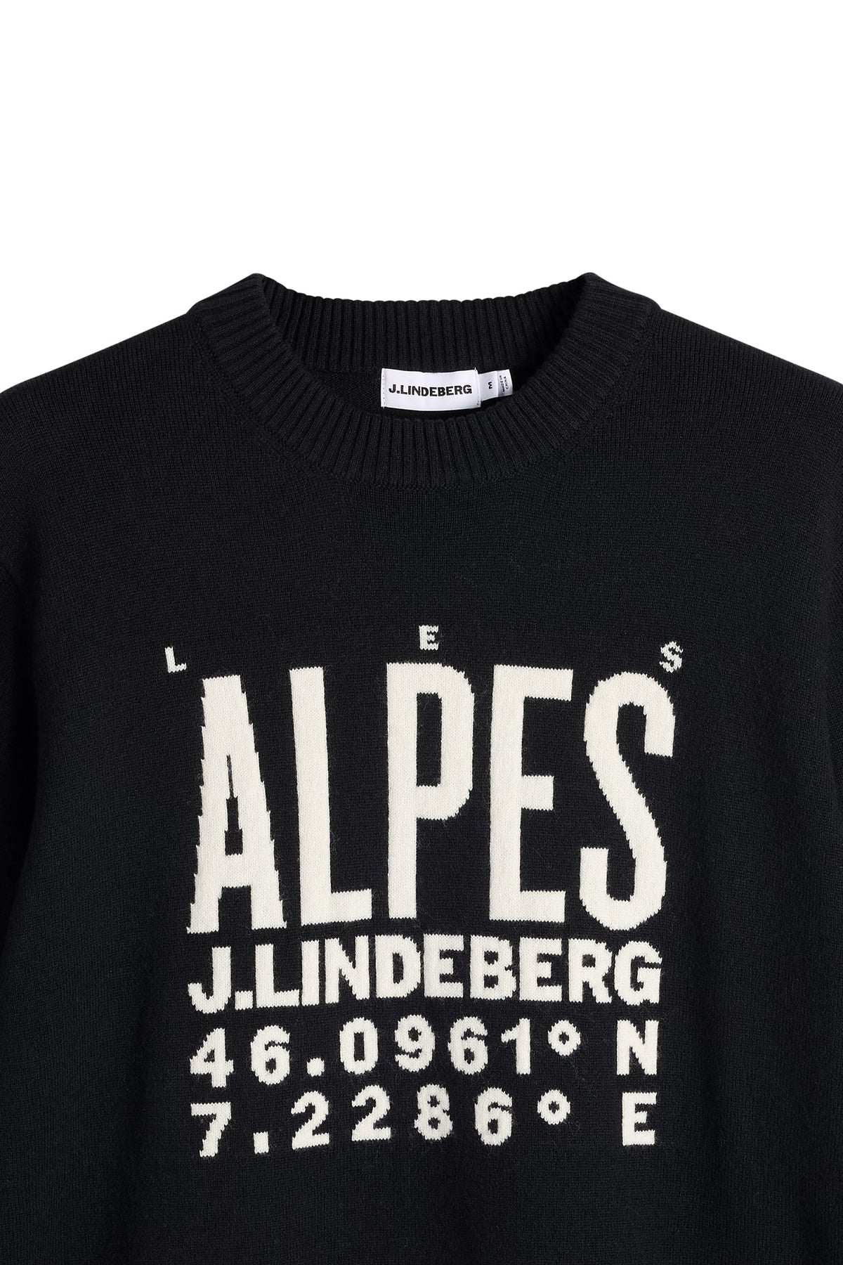J.LINDEBERG WILLIAM KNITTED SWEATER | BLACK