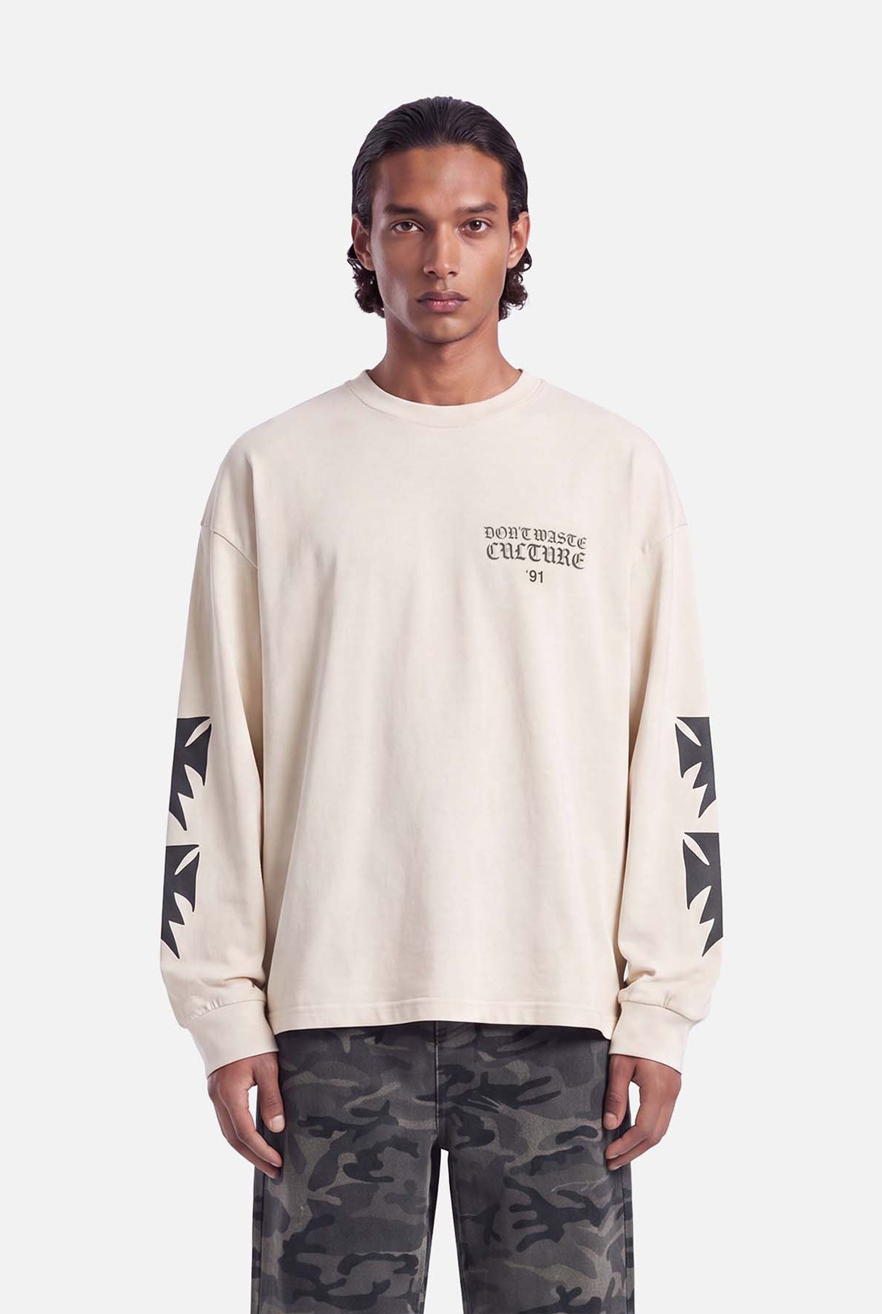 DON’T WASTE CULTURE FINA LONGSLEEVE | CREAM