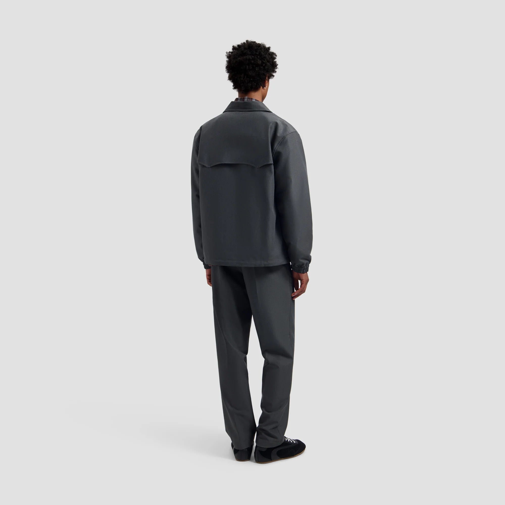 OLAF WESTERN COACH JACKET - CHARCOAL