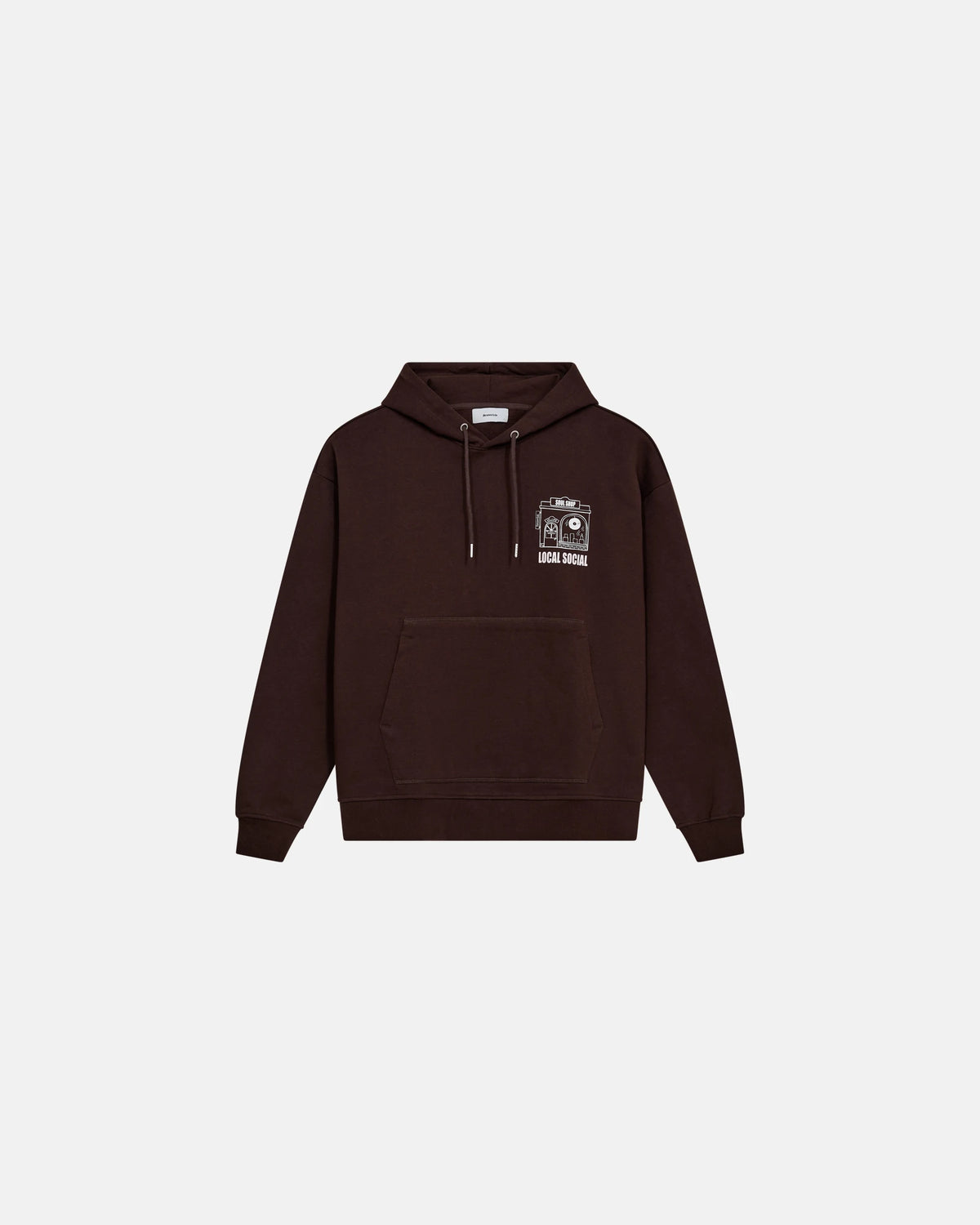 RESTERÖDS ELLIOT HOODIE | BROWN