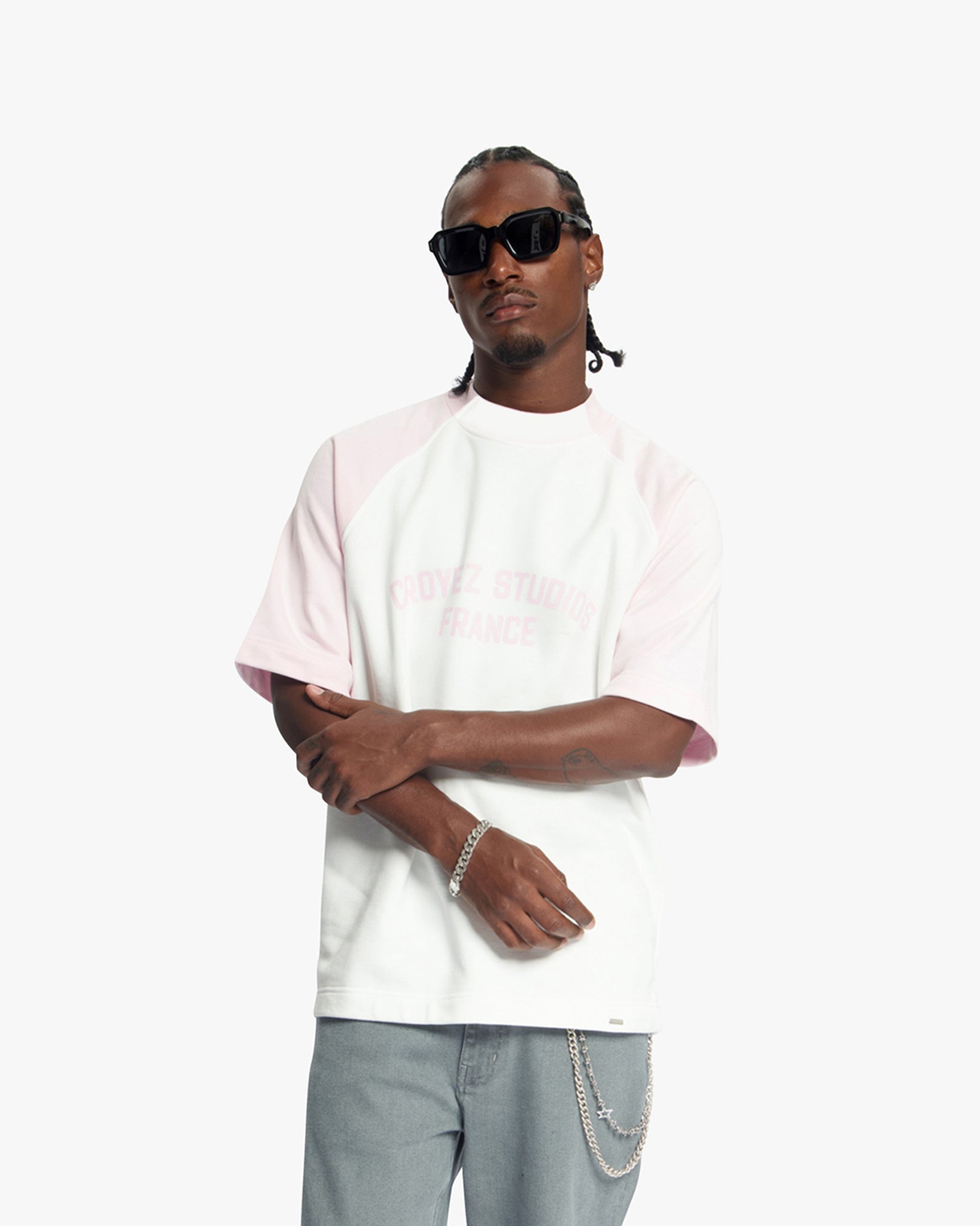 Croyez Studios Raglan T-Shirt | White