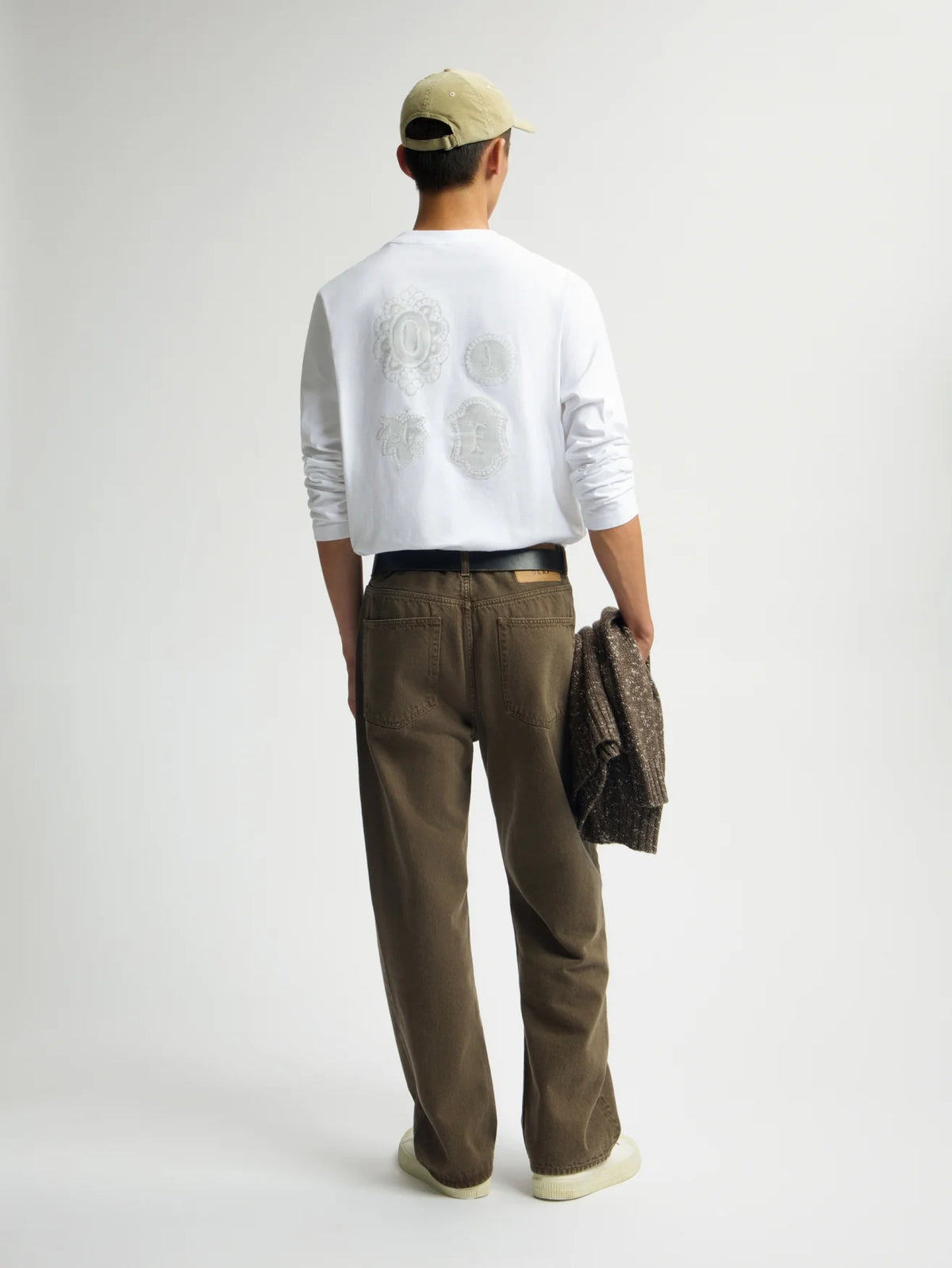 OLAF DOILY LS TEE Optical White