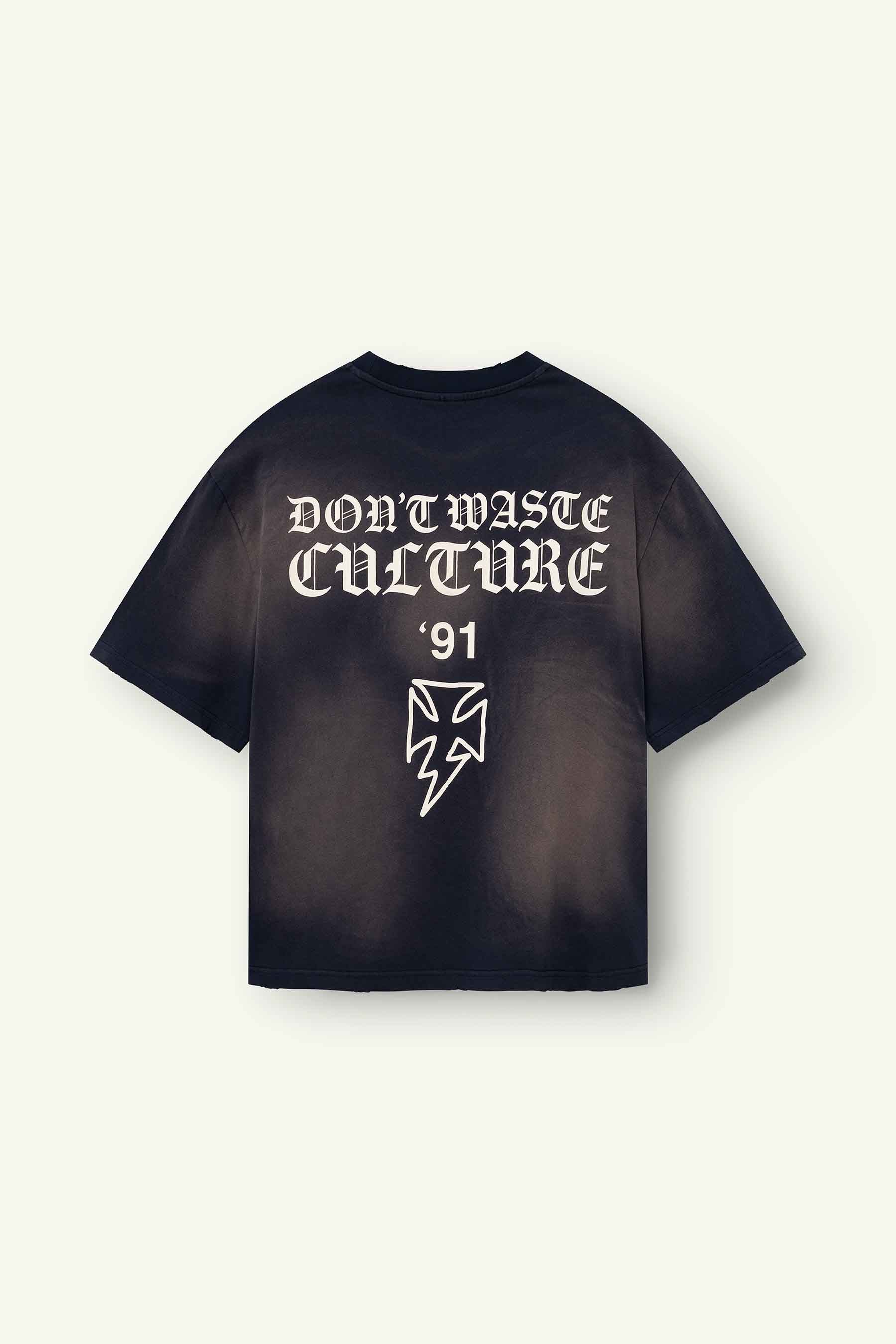 DON’T WASTE CULTURE THUNDER T-SHIRT | FADED NAVY