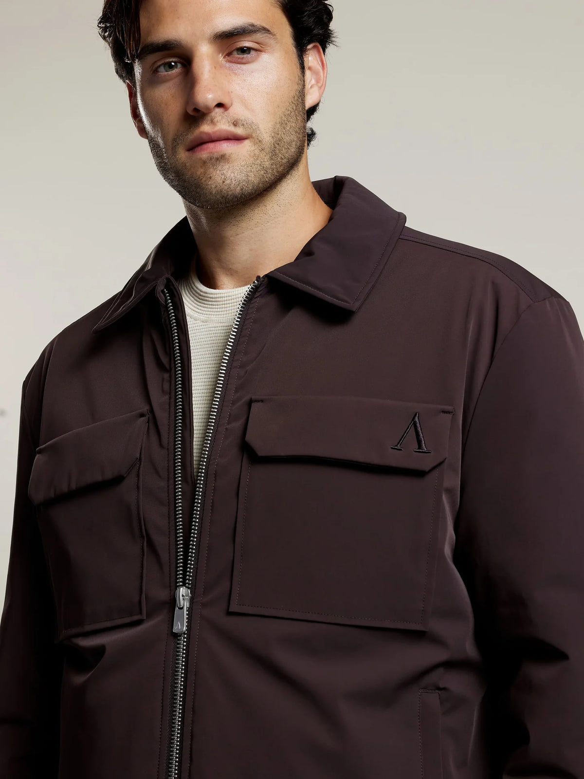 AEDEN NIKLAS JACKET | GANACHE