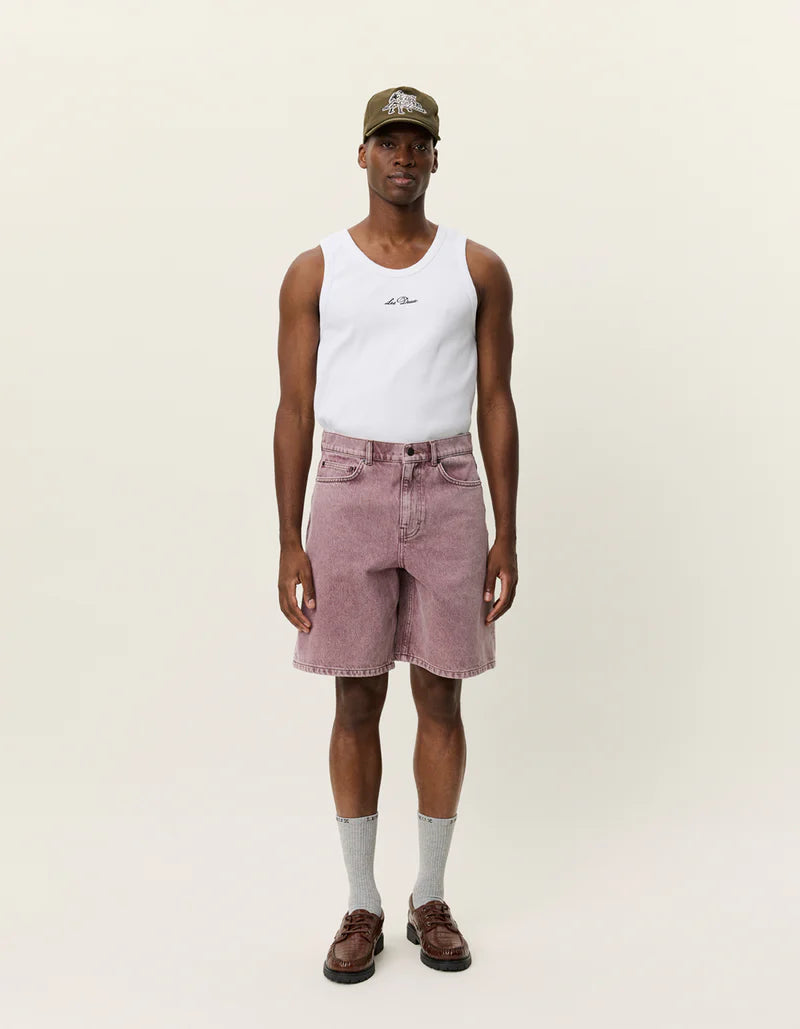 LES DEUX Ryder Light Pink Denim Shorts Light Pink