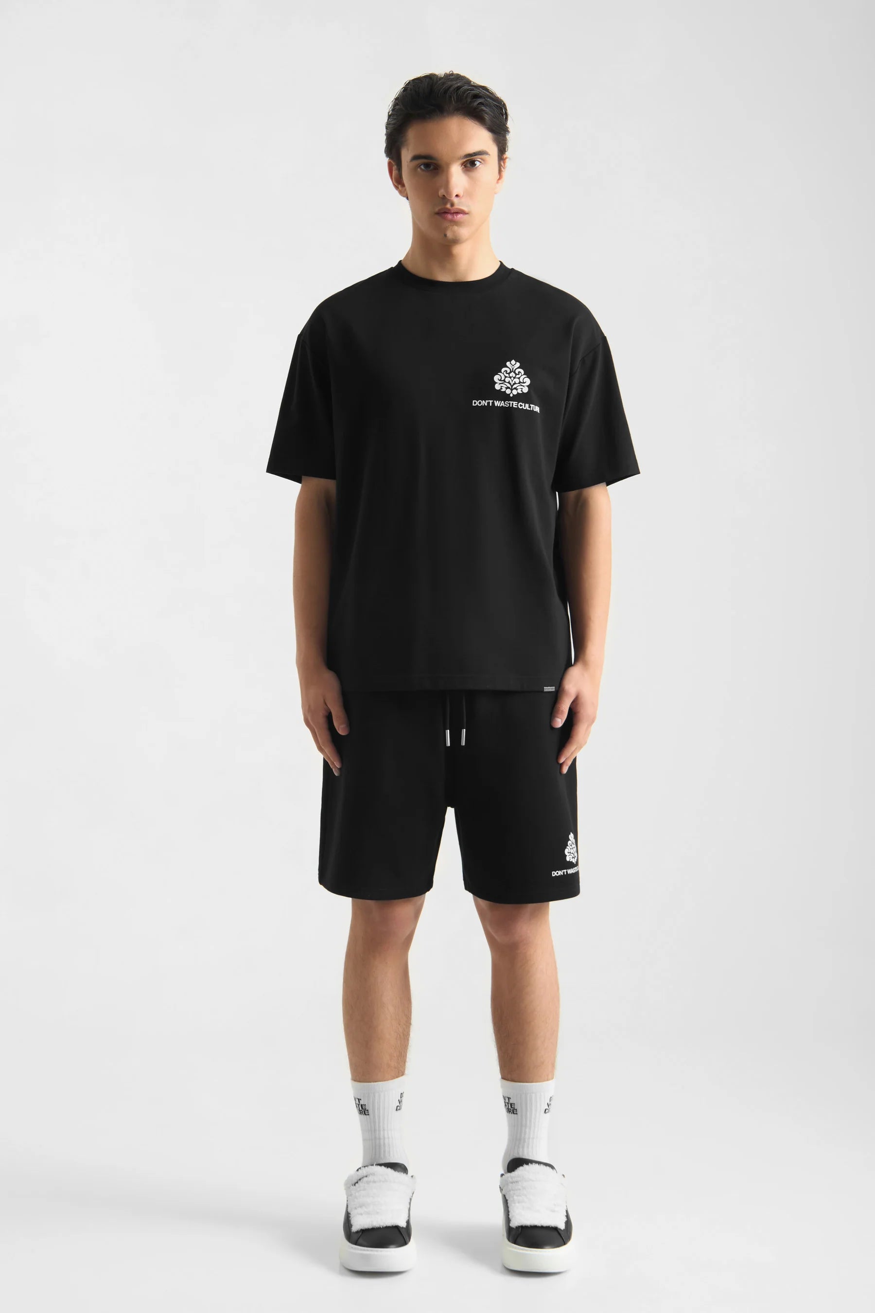 DON’T WASTE CULTURE RENAYA SHORTS | BLACK