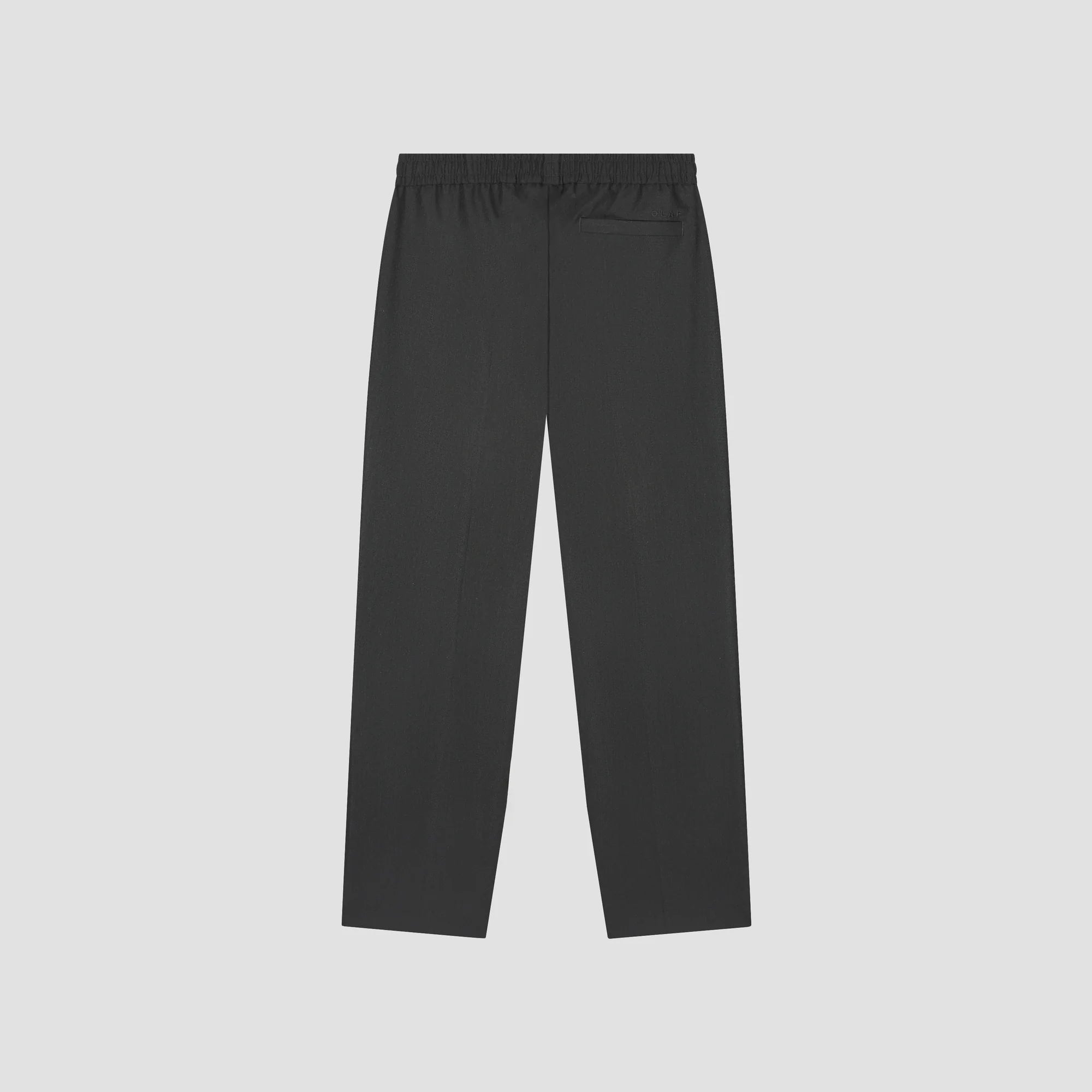 OLAF SLIM ELASTICATED PANT - CHARCOAL