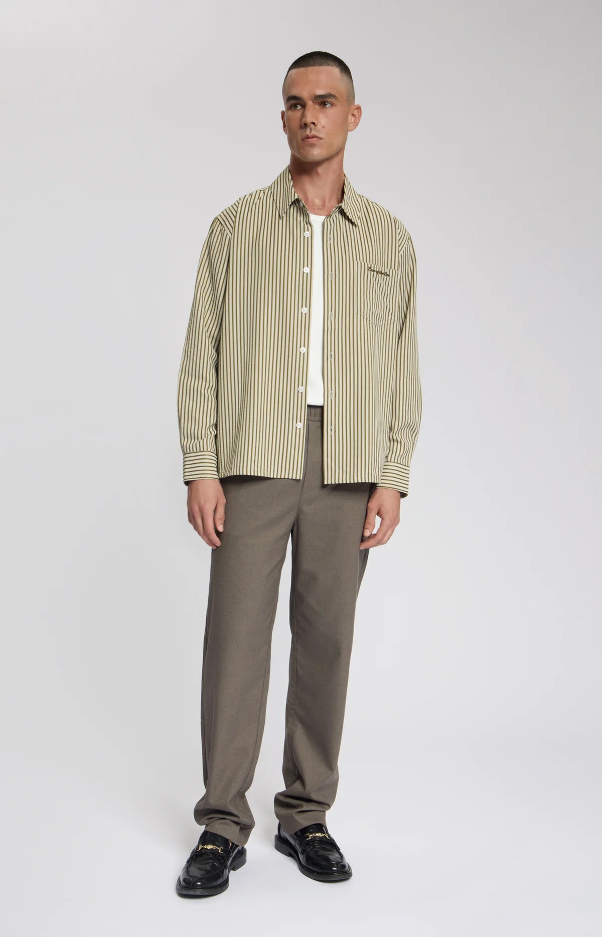 STARBOARD YARN DYED STRIPED SHIRT Beech