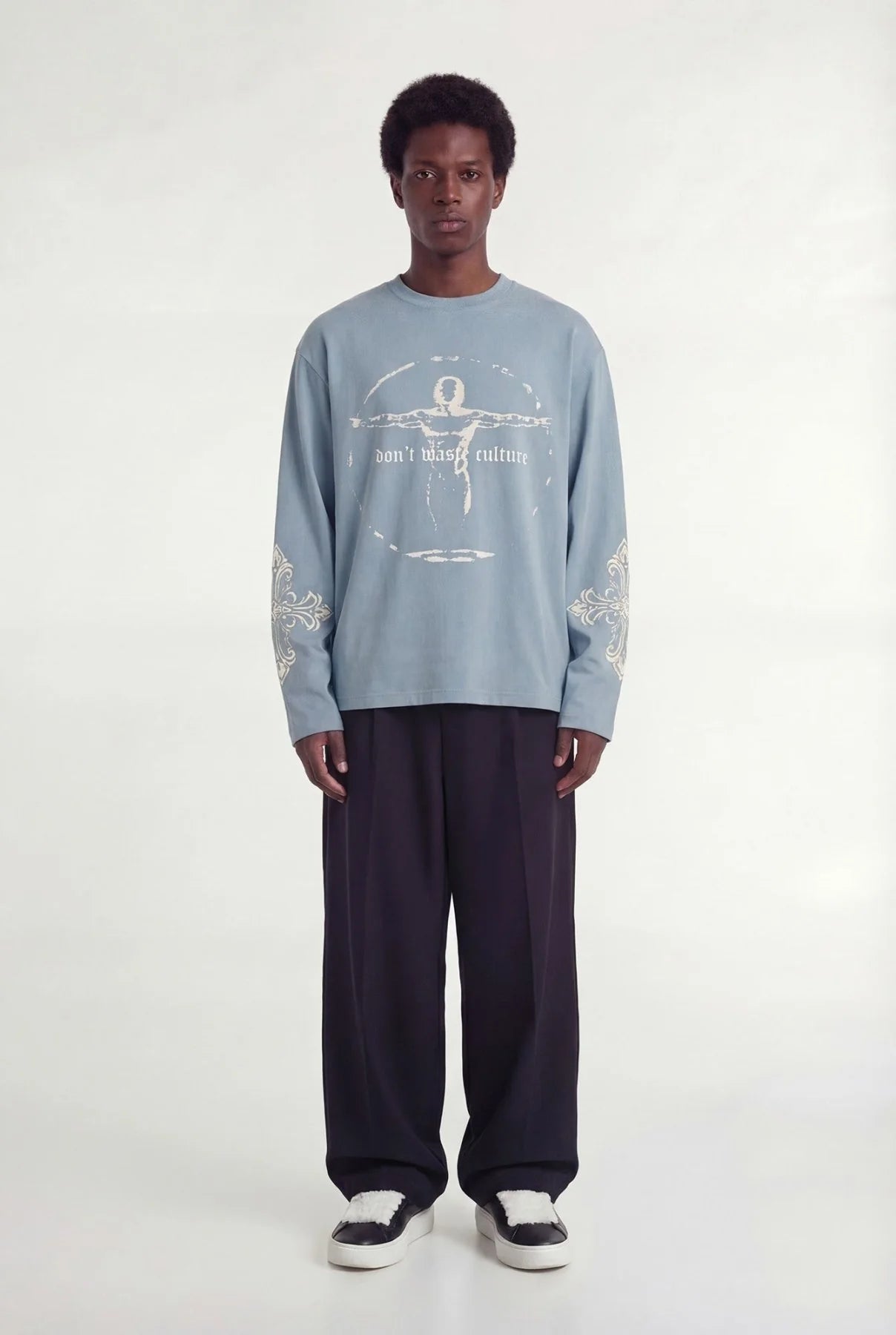 DON’T WASTE CULTURE ATOR LONGSLEEVE | LIGHT BLUE