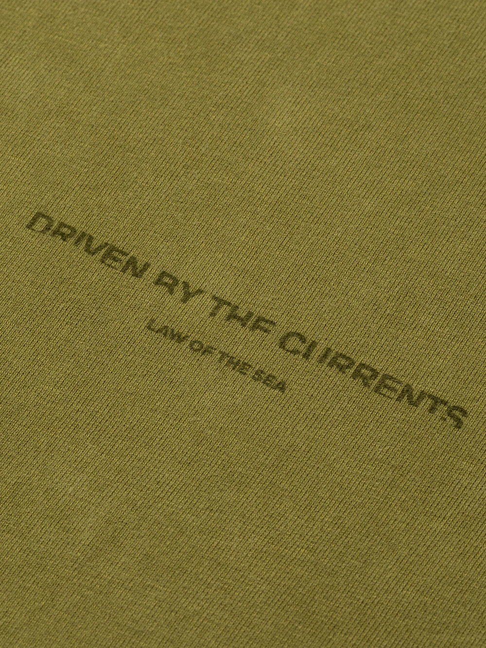 AQUALIS GARMENT DYED T-SHIRT Martine Olive