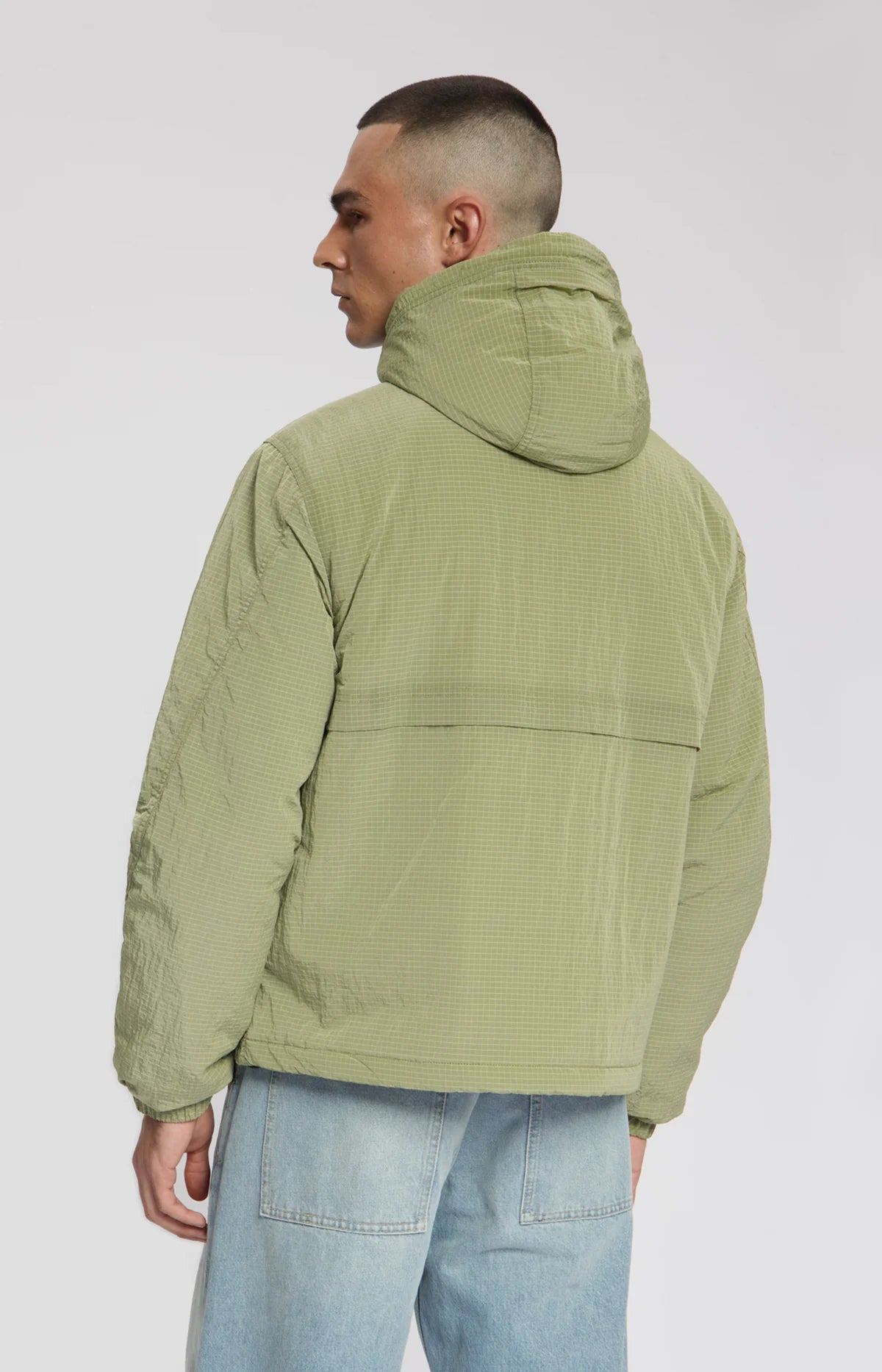YMER LIGHTWEIGHT PADDED RIPSTOP JACKET Green Moss