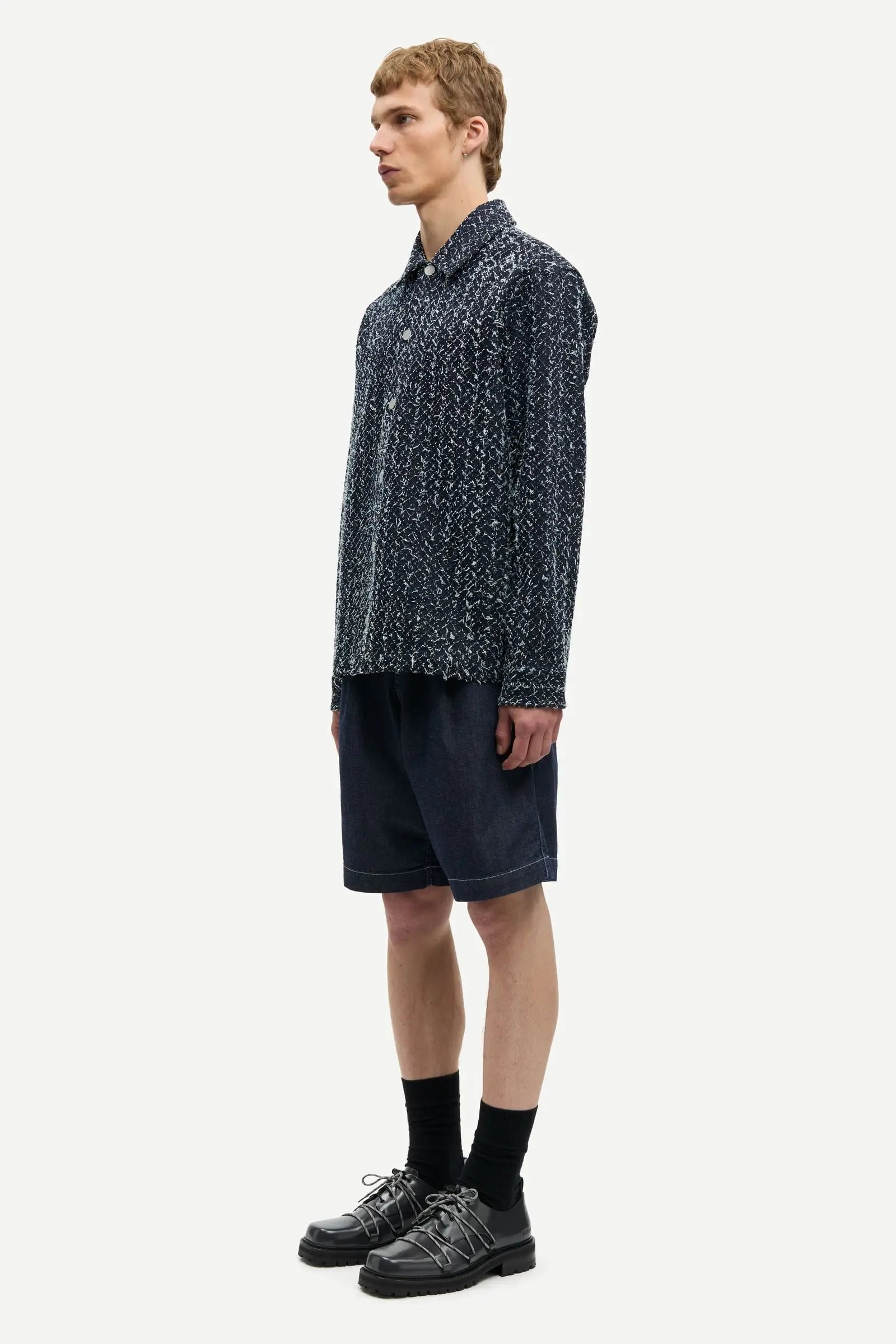 SAMSOE SAMSOE SACASTOR X OVERSHIRT 15967 Indigo Floss