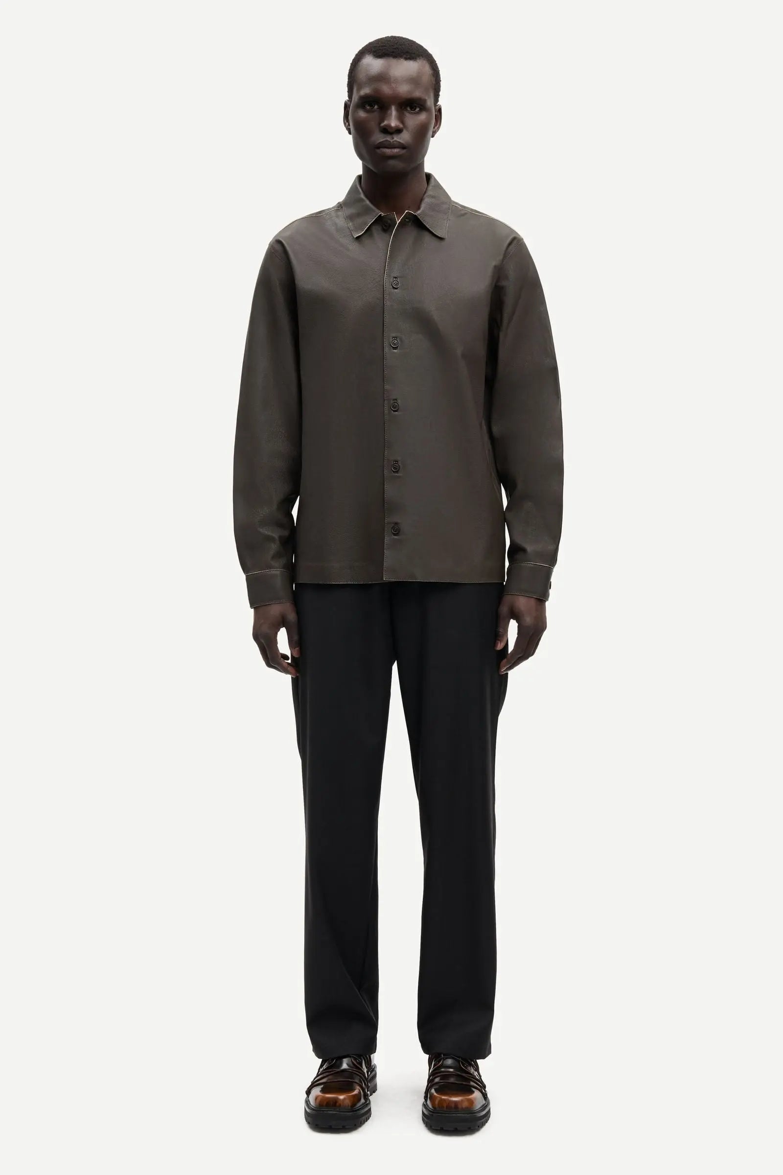SAMSOE SAMSOE SANOAH FLEX TROUSERS 15969 Black Mel.
