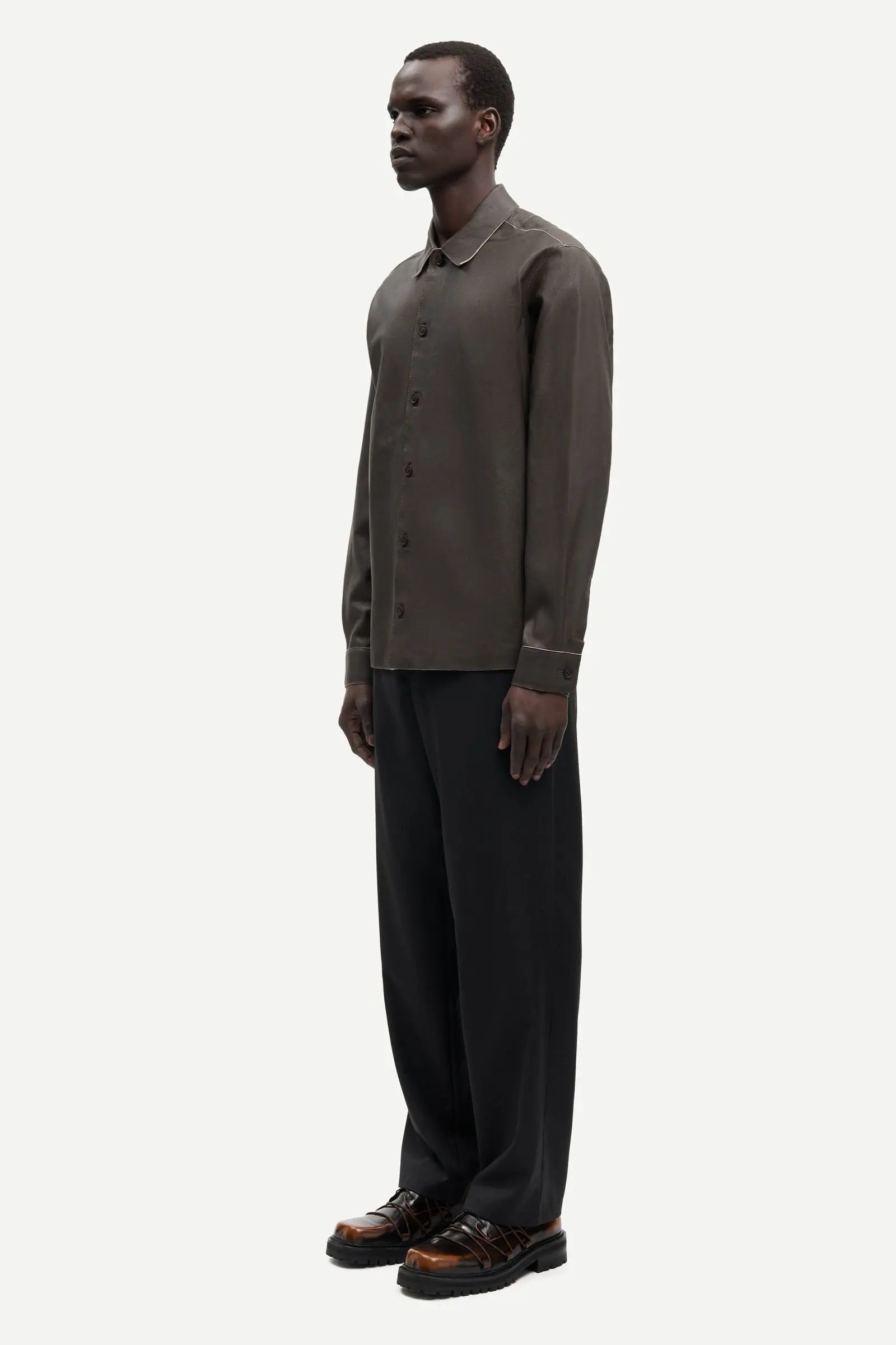 SAMSOE SAMSOE SANOAH FLEX TROUSERS 15969 Black Mel.