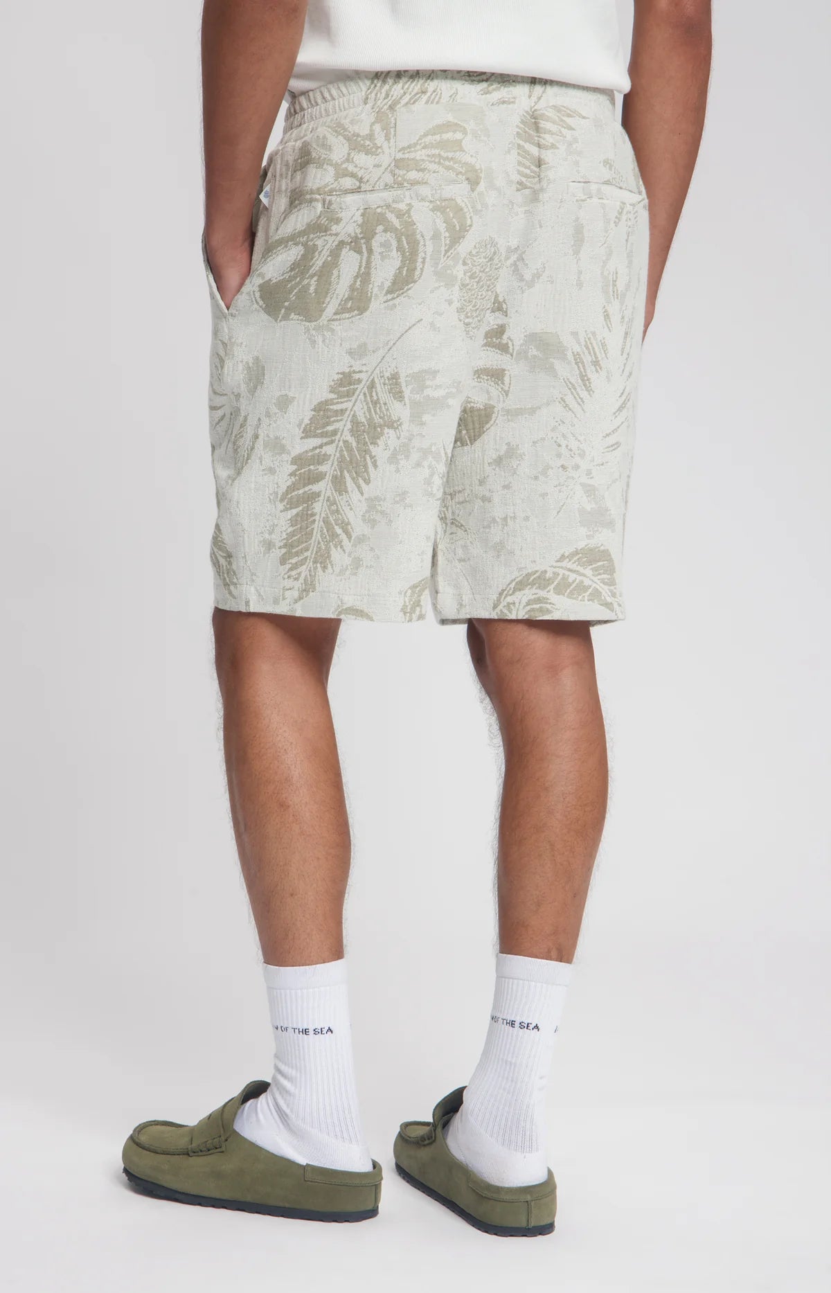 LAW OF THE SEA PELAGOS JACQUARD SHORTS Tea