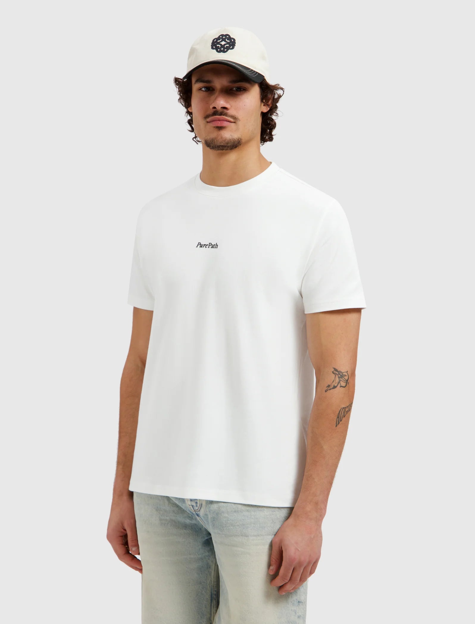 PURE PATH BOLD EMBLEM T-SHIRT Off White