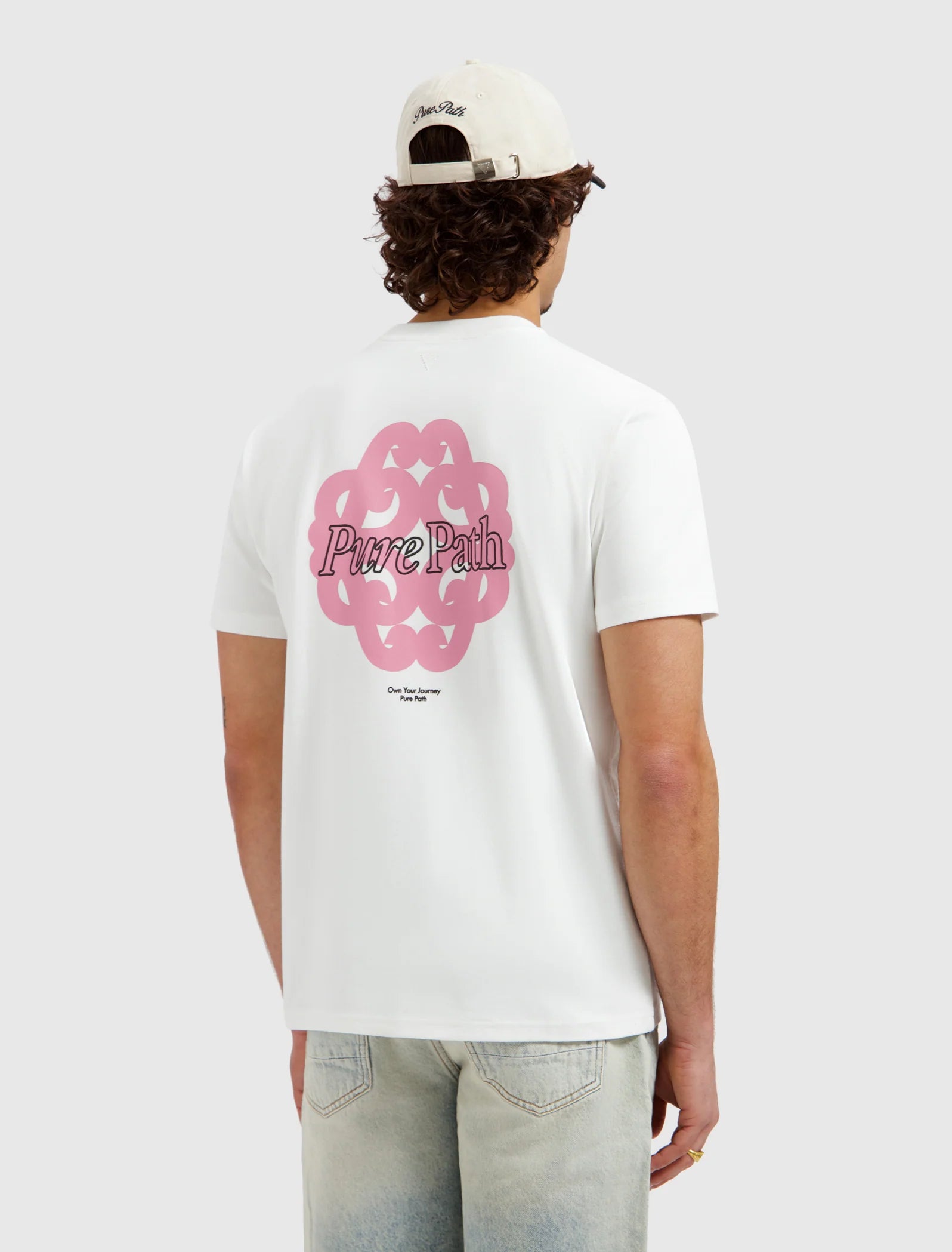 PURE PATH BOLD EMBLEM T-SHIRT Off White