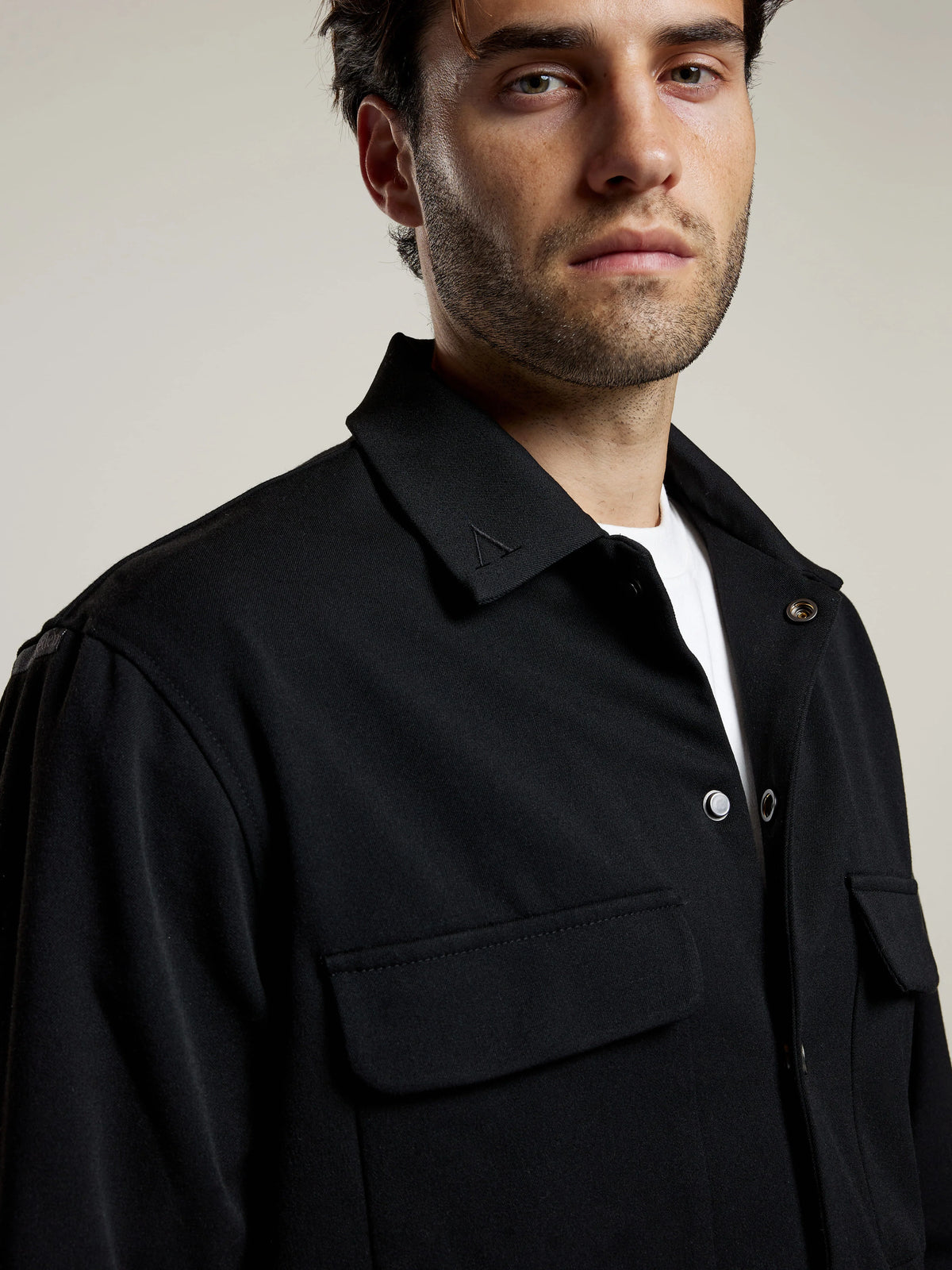 AEDEN ALBANO SHIRT | BLACK