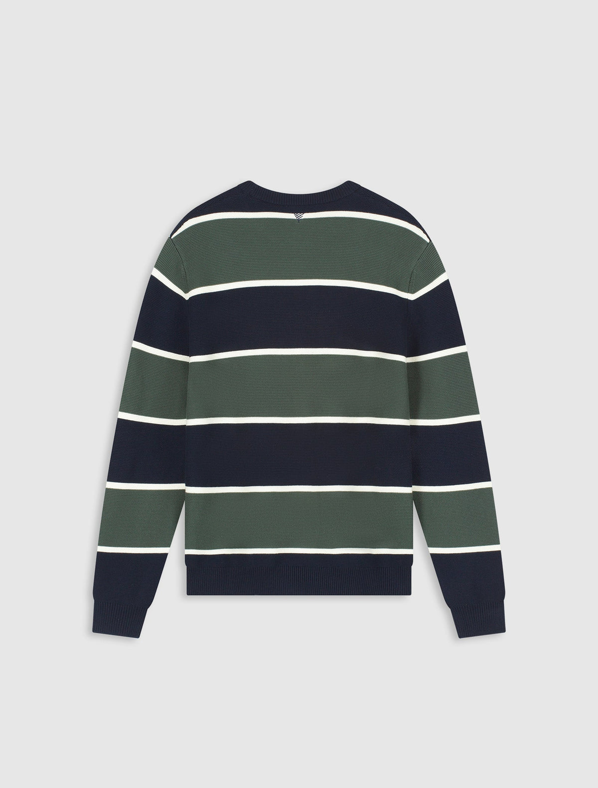 PURE PATH STRIPED KNIT SWEATER | Black