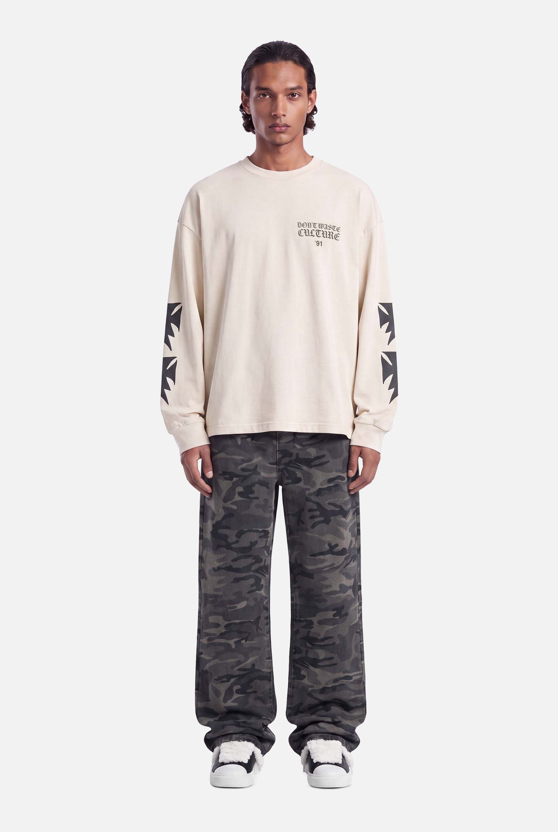 DON’T WASTE CULTURE FINA LONGSLEEVE | CREAM