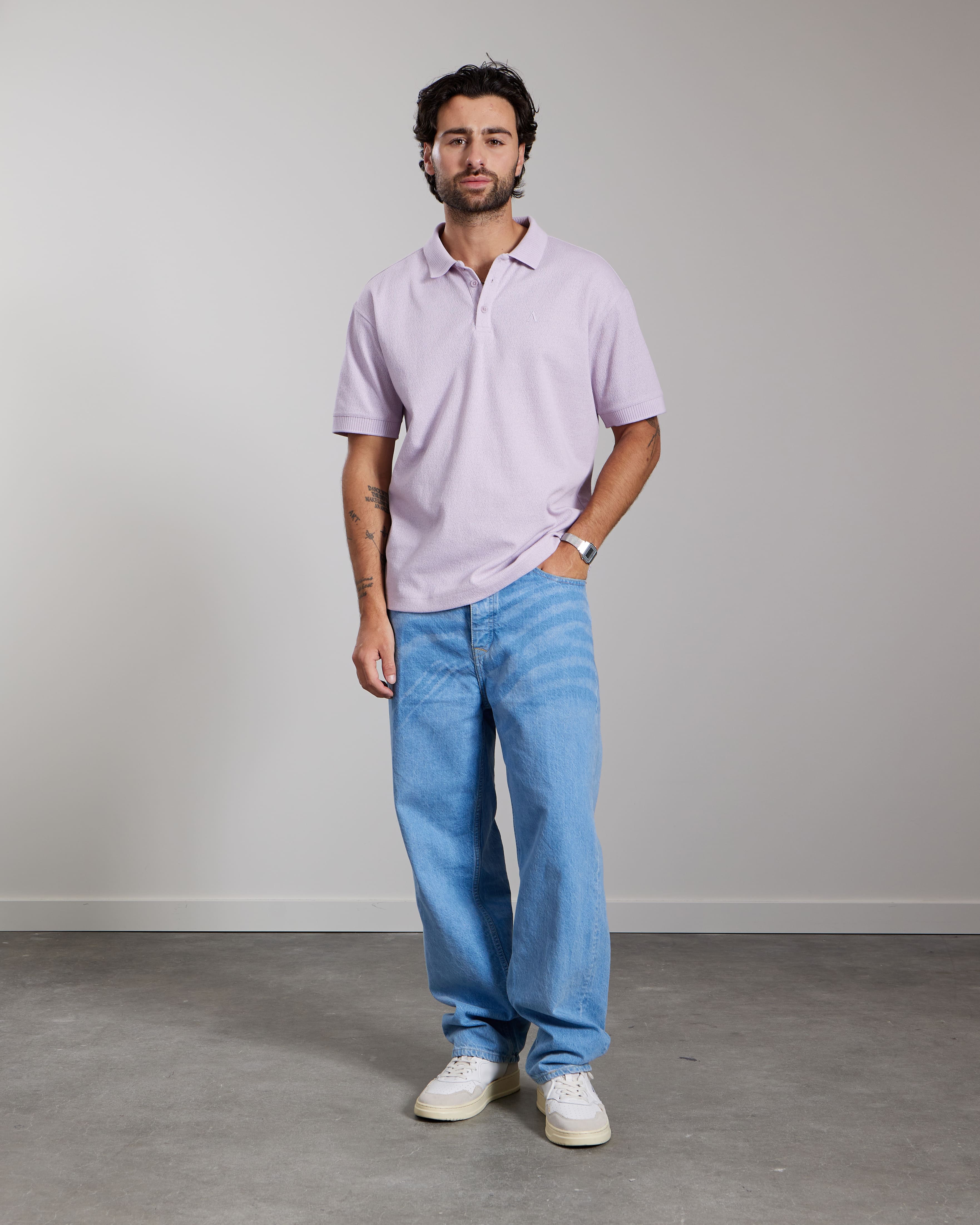 AEDEN GUZ POLO | THISTLE