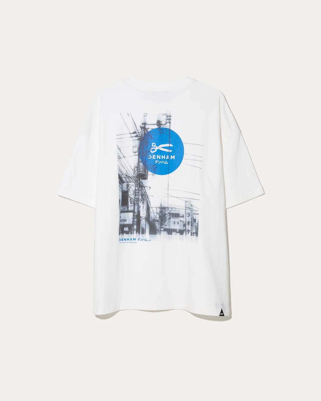 DENHAM YANAKA GRAPHIC TEE White