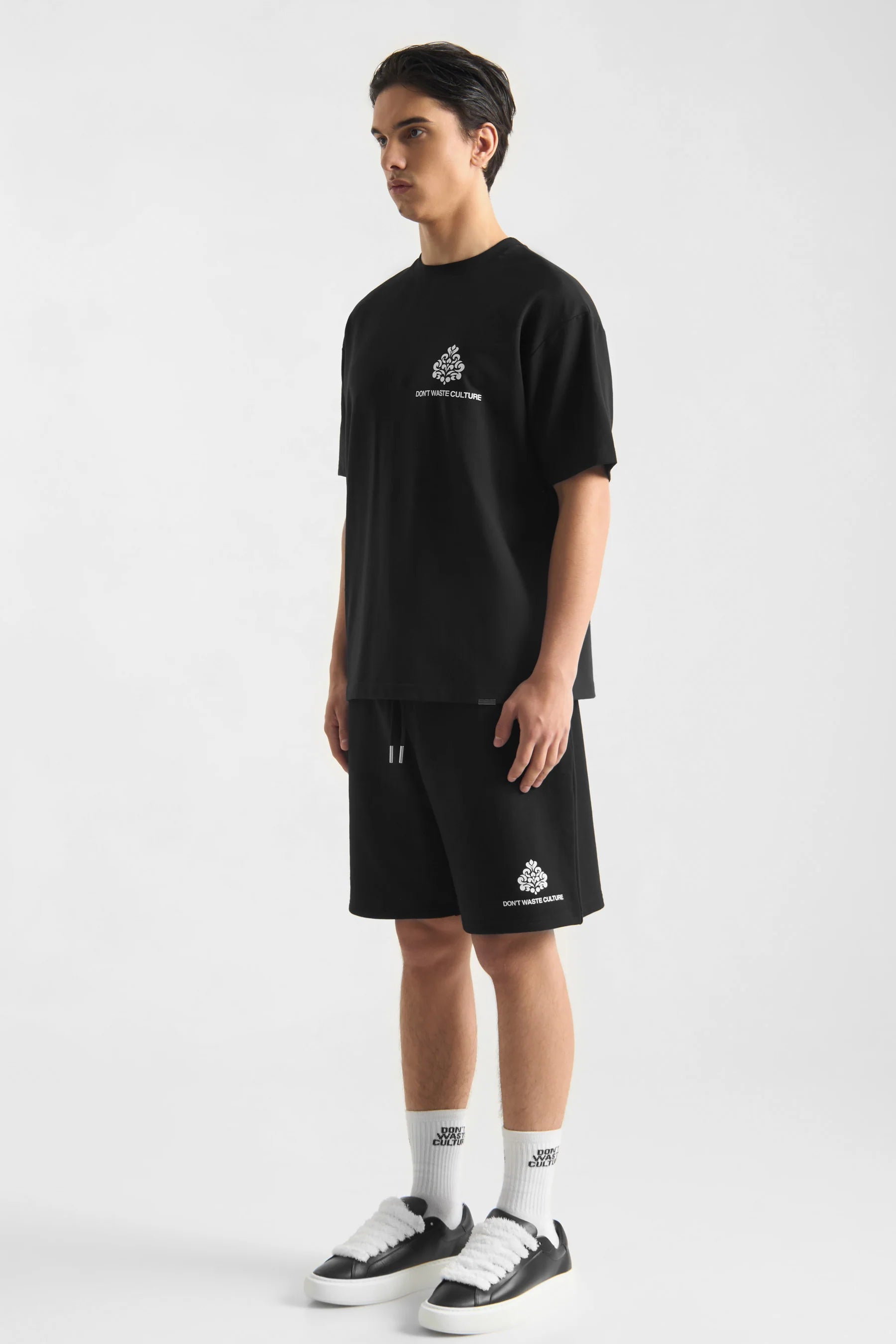DON’T WASTE CULTURE RENAYA SHORTS | BLACK