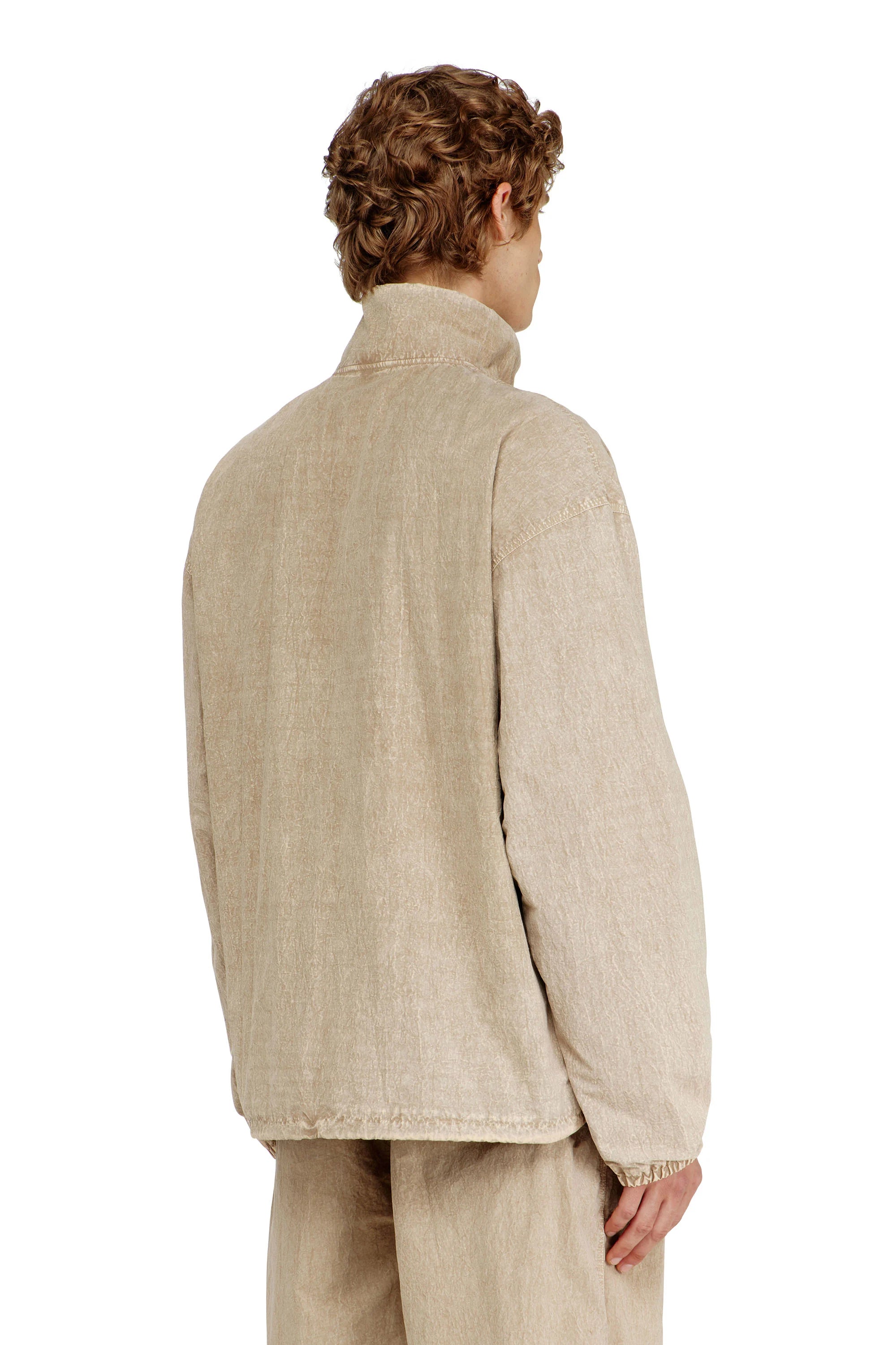 DIESEL Treated Taslan Jacket With Treated Finish
