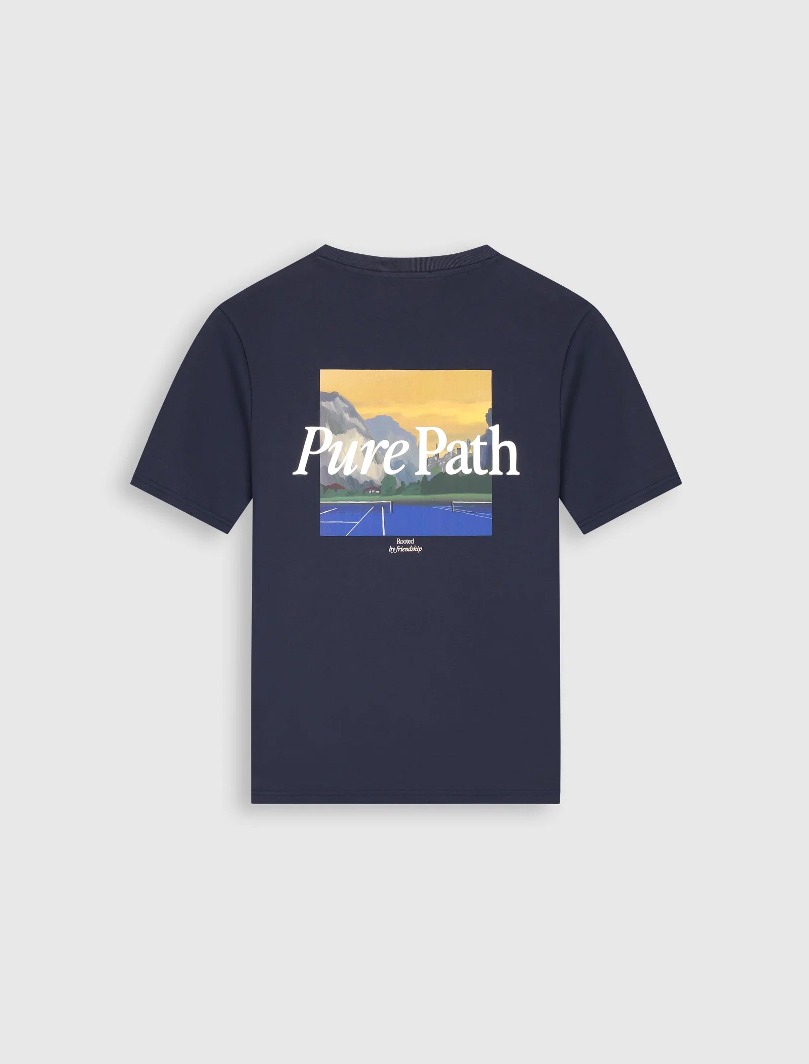 PURE PATH LANDSCAPE VIEW T-SHIRT Navy