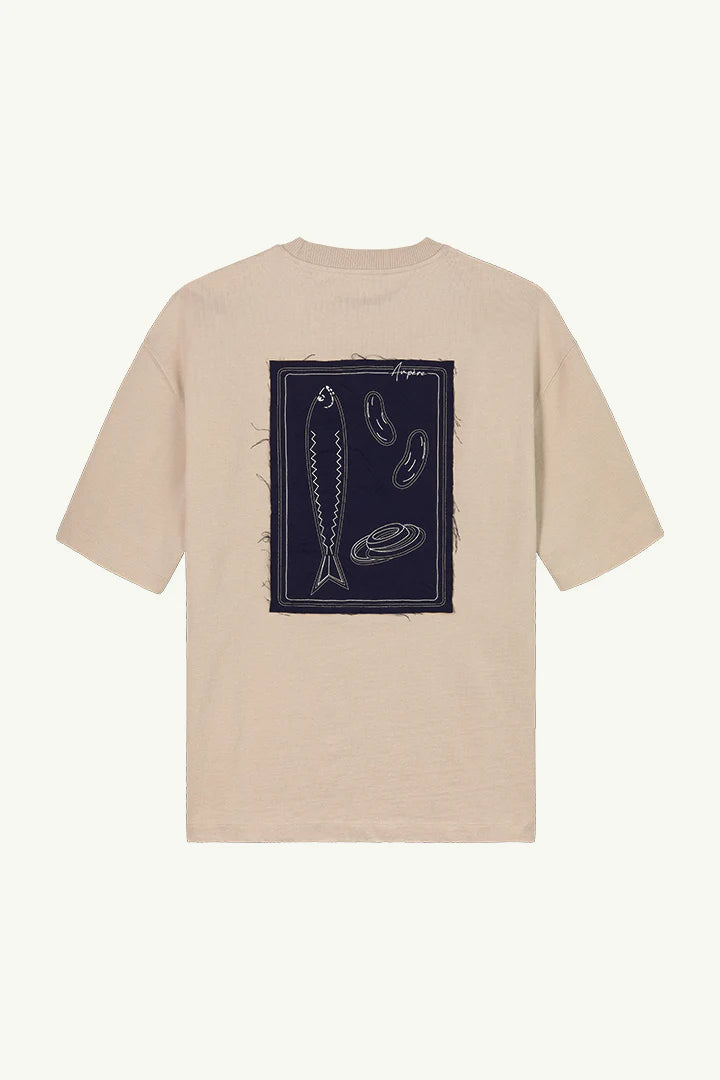 Ampère August Dry Jersey OE Tee in Abbey Stone