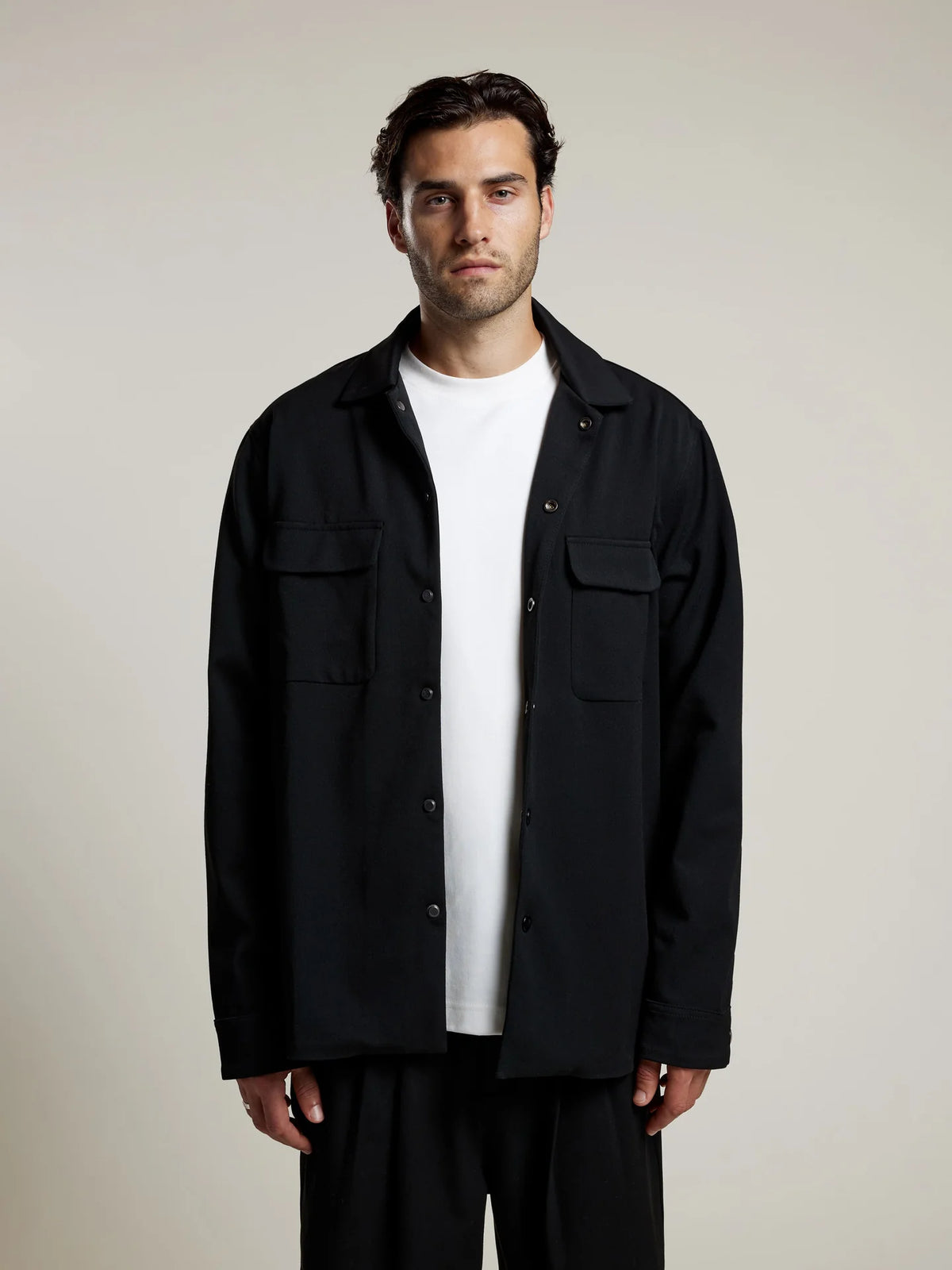 AEDEN ALBANO SHIRT | BLACK