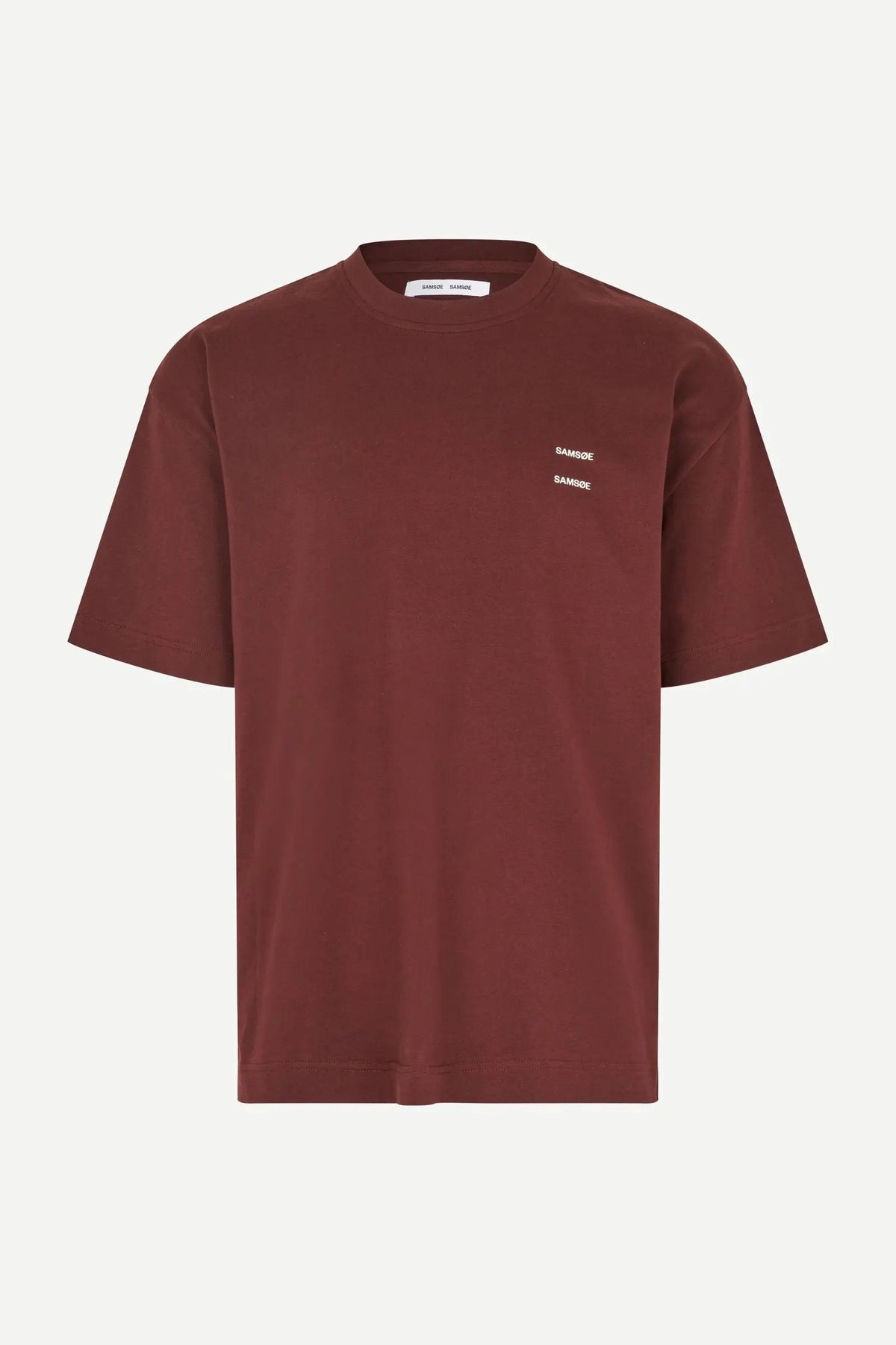SAMSOE SAMSOE JOEL T-SHIRT 11415 | Bitter Chocolate
