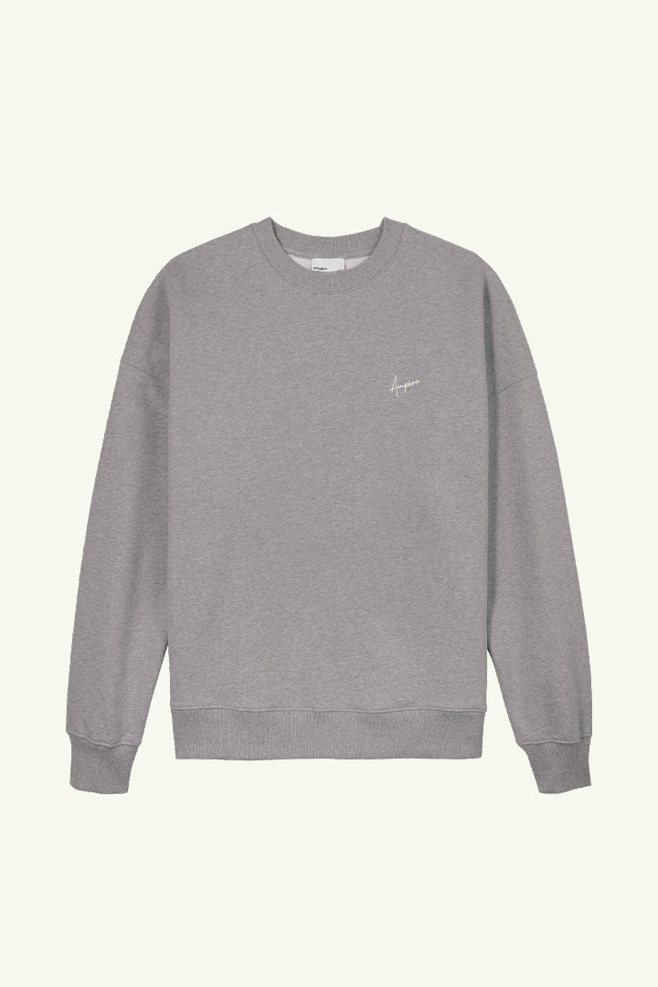 Ampère Theo Loopback Fleece Sweatshirt in Grey
