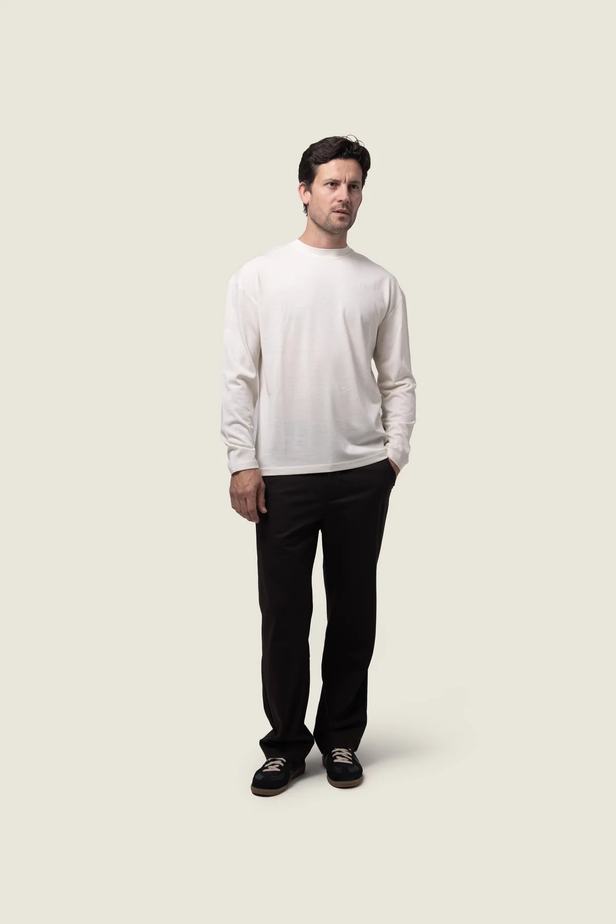 DUQUEZZI COOLMAX LONGSLEEVE SHIRT | OFF-WHITE