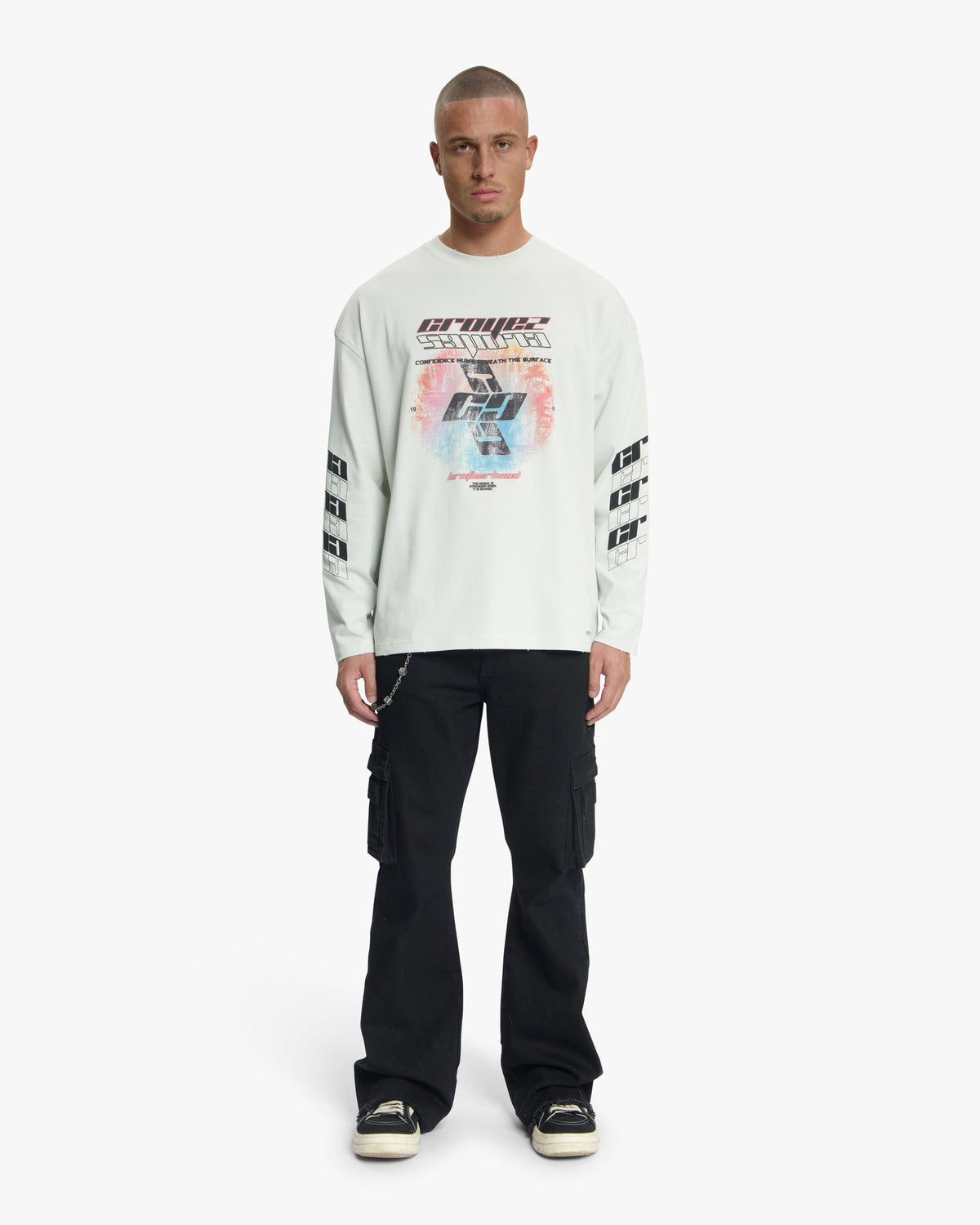 Croyez Lost Signal Longsleeve T-Shirt | Grey
