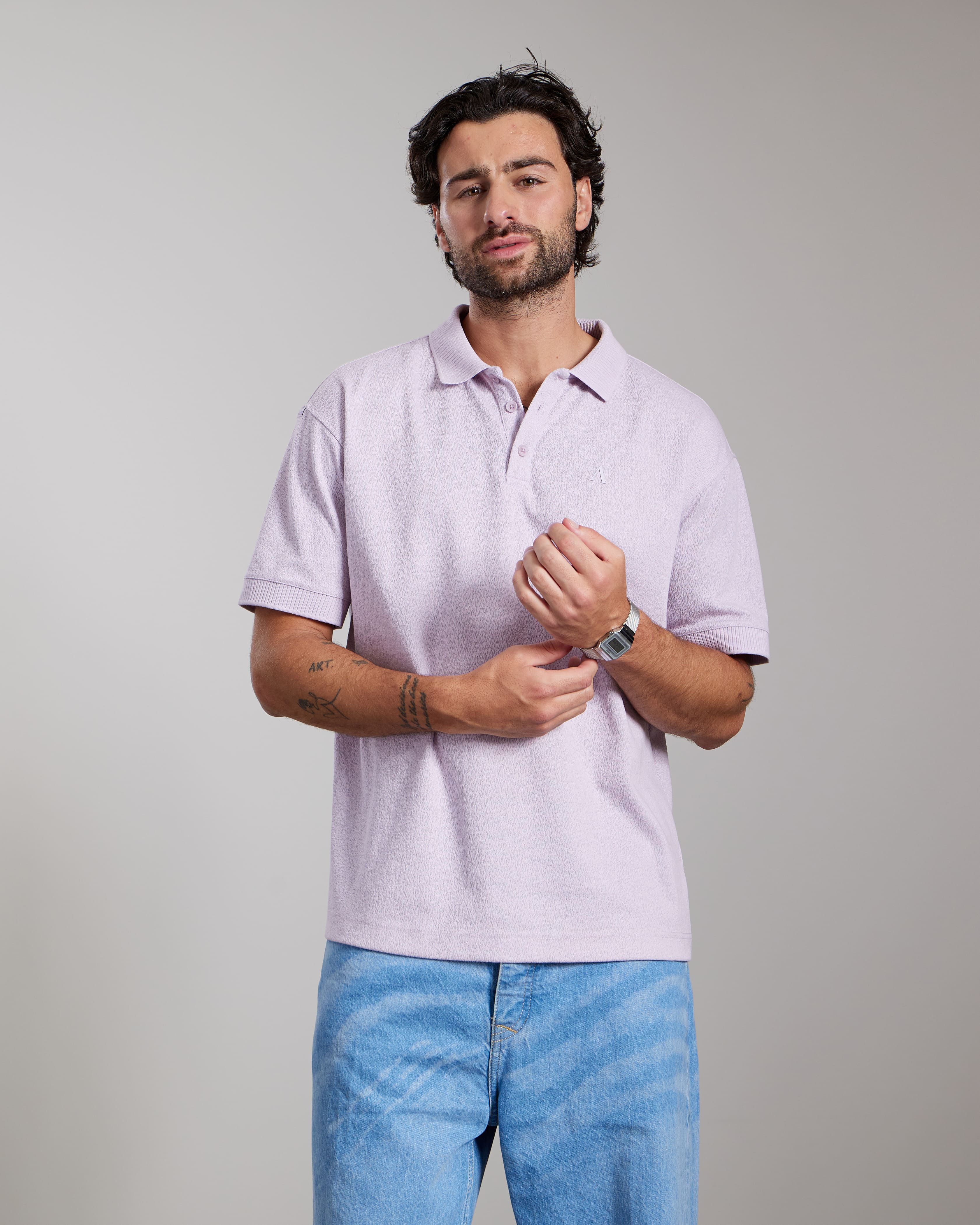AEDEN GUZ POLO | THISTLE