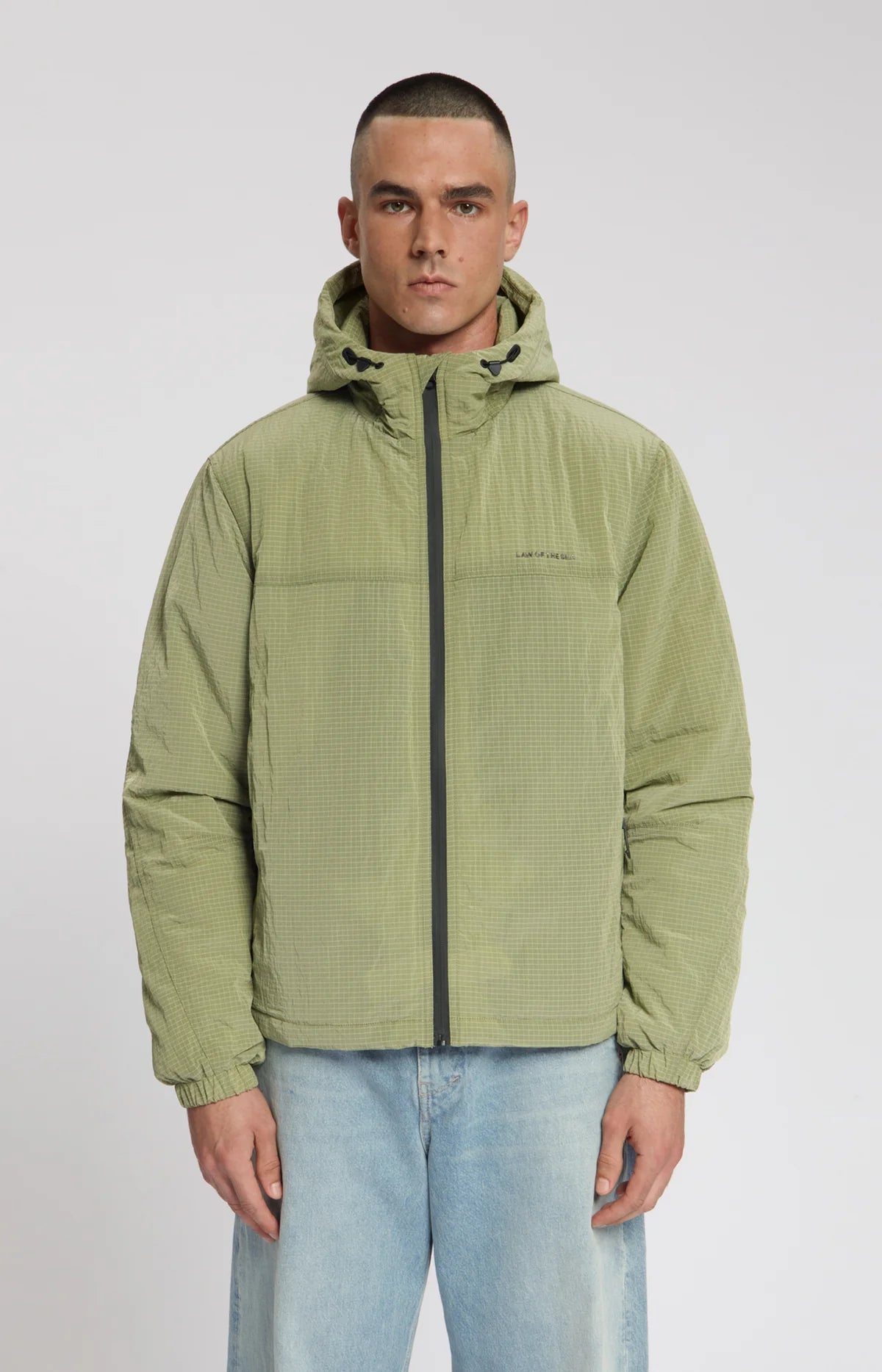 YMER LIGHTWEIGHT PADDED RIPSTOP JACKET Green Moss