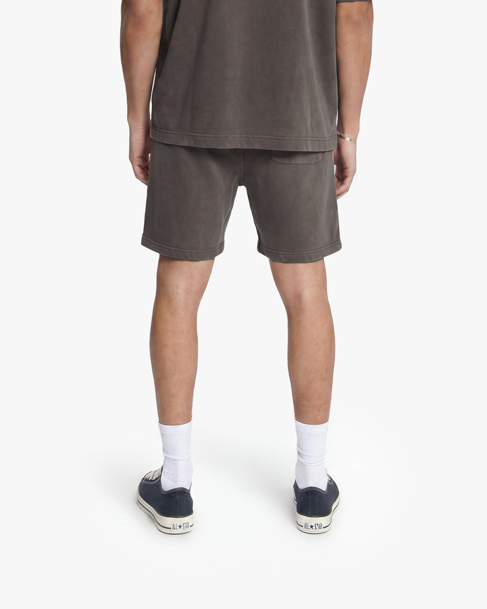 Croyez Contour De La Fleur Shorts | Washed Brown