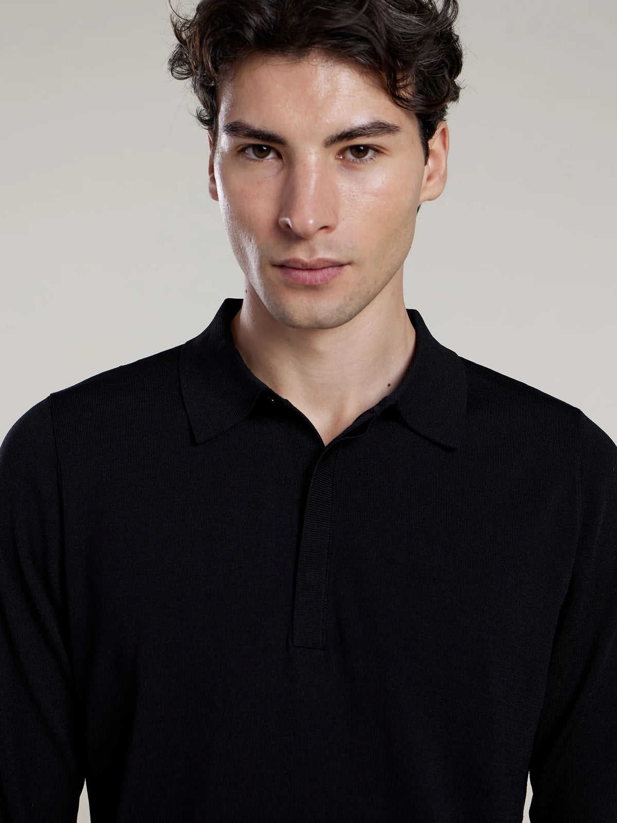 AEDEN NOLANOS POLO | BLACK