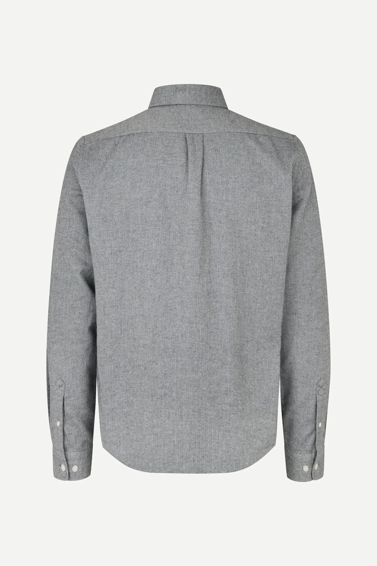SAMSOE SAMSOE SAKLAS V-NECK 15392 Grey Herringbone