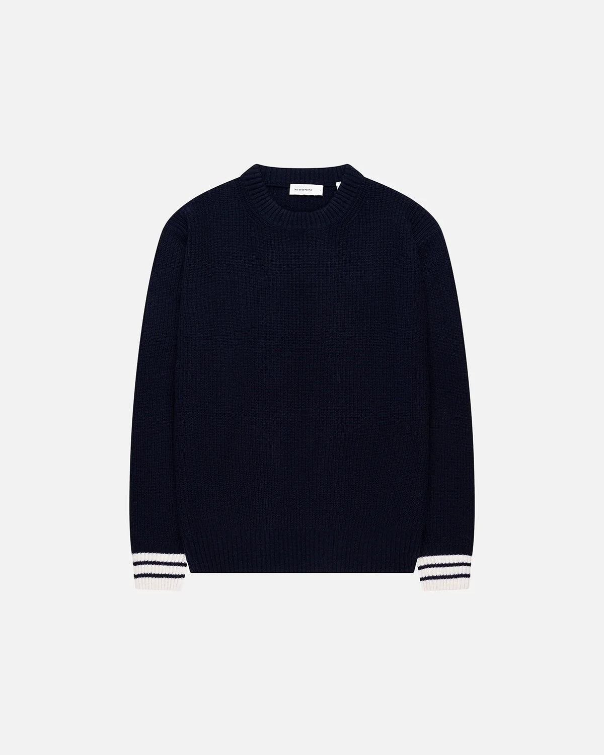 GOOD PEOPLE Kane Good Knitted Sweater Navy White
