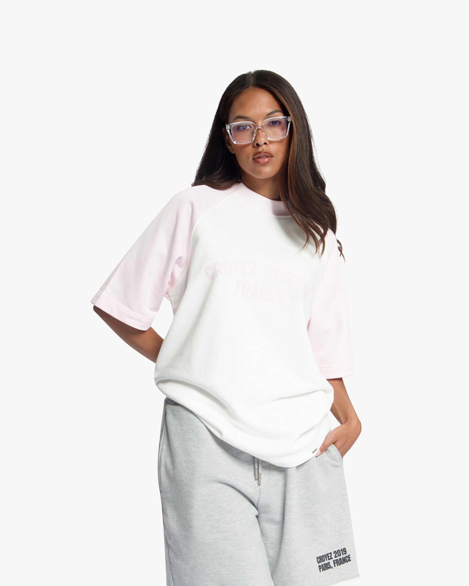 Croyez Studios Raglan T-Shirt | White