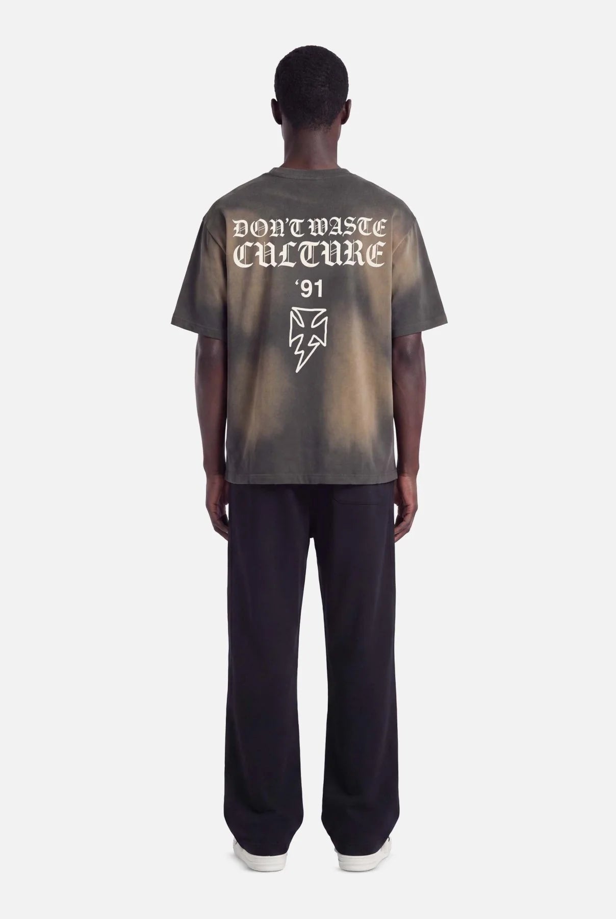DON’T WASTE CULTURE THUNDER T-SHIRT | FADED GREY