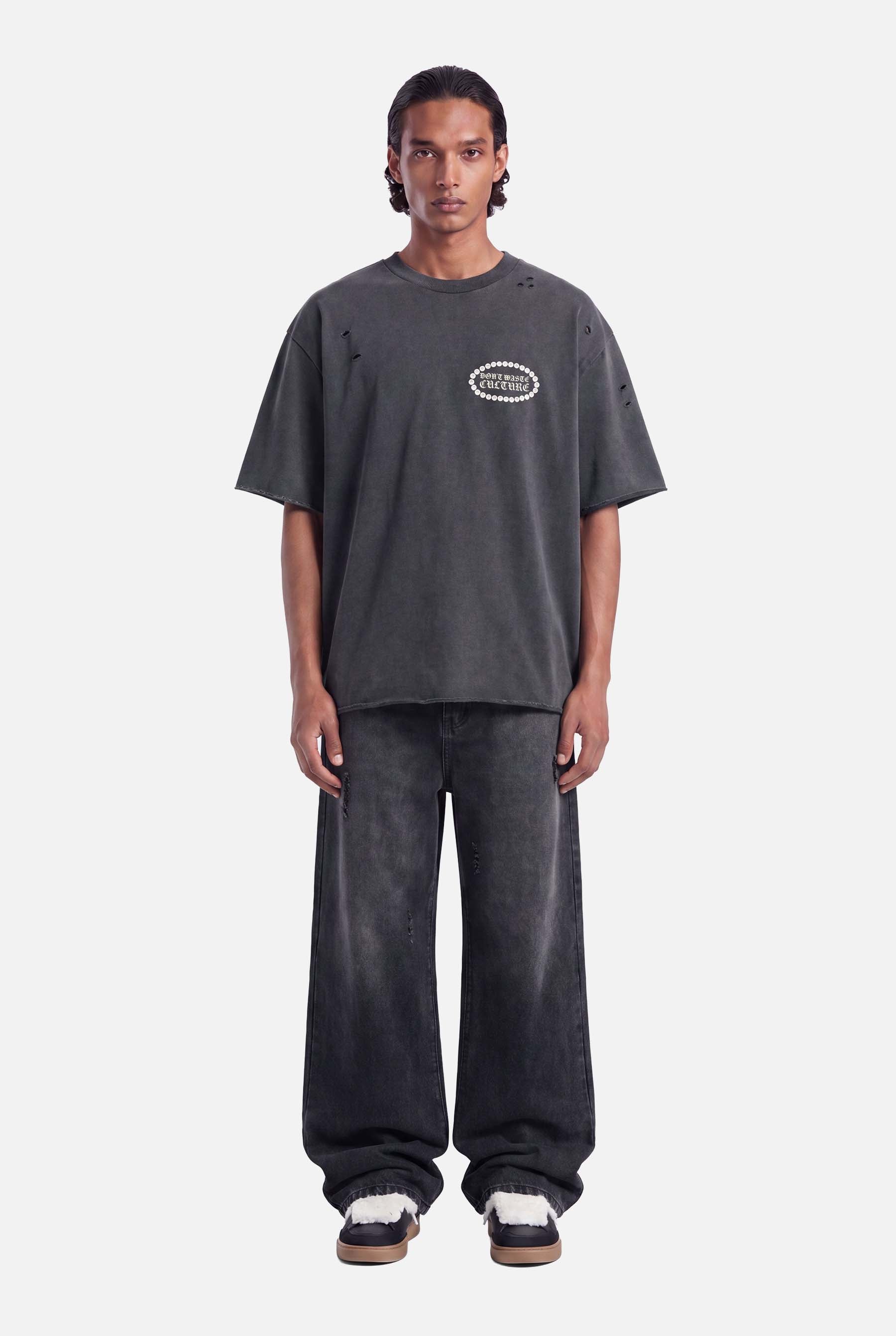 DON’T WASTE CULTURE ALUNE T-SHIRT | BLACK