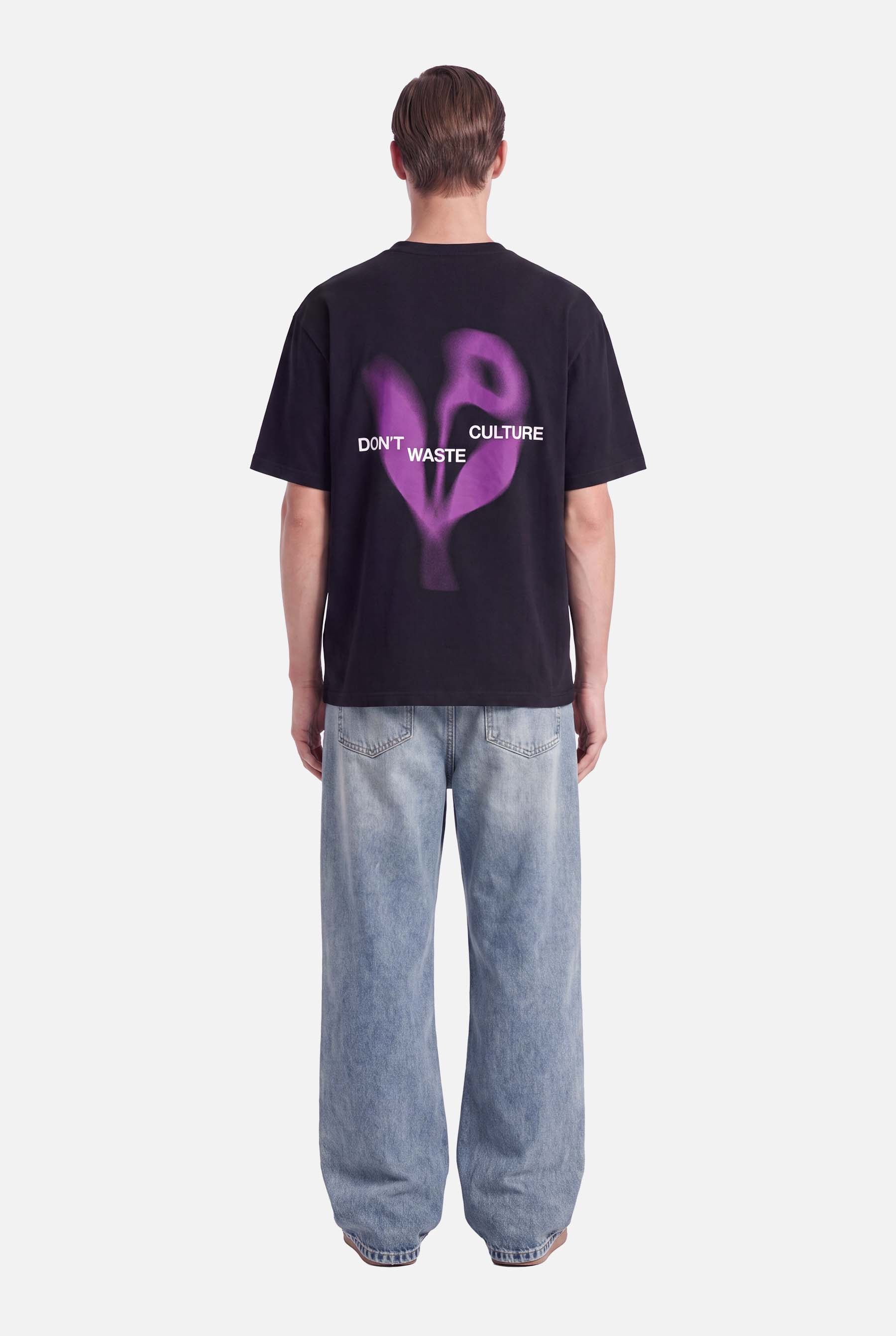 DON’T WASTE CULTURE FITZ T-SHIRT | BLACK